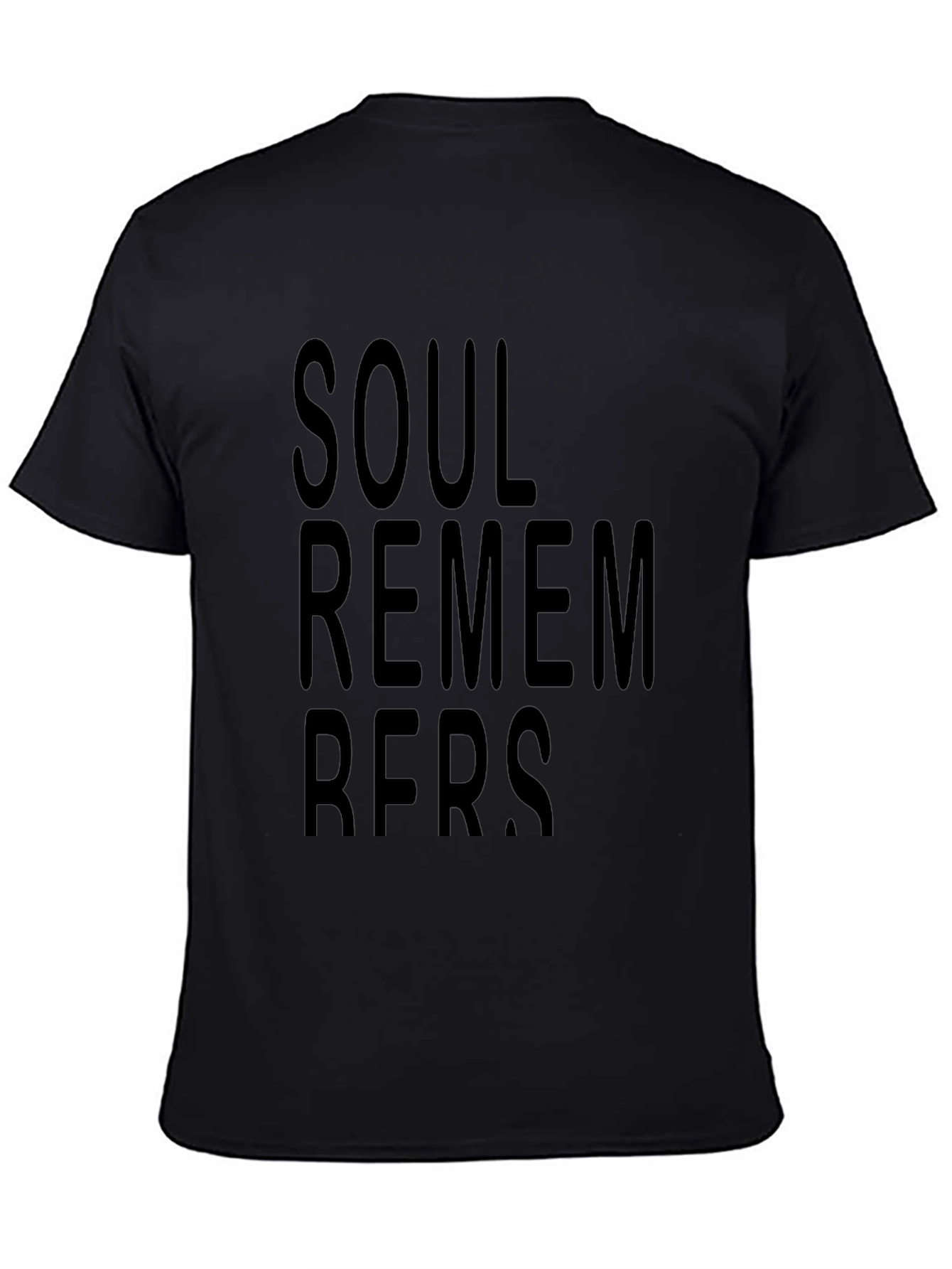 Soul Remembers Black Graphic Tee