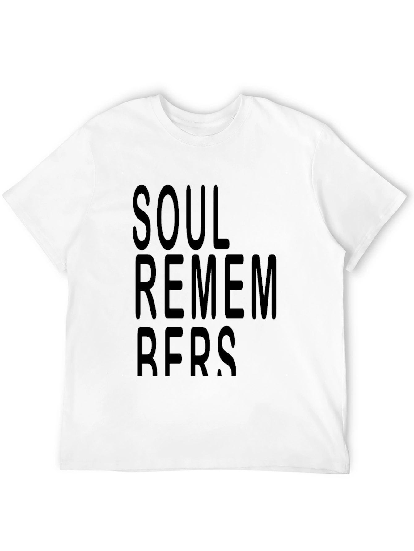 Soul Remembers Black Graphic Tee