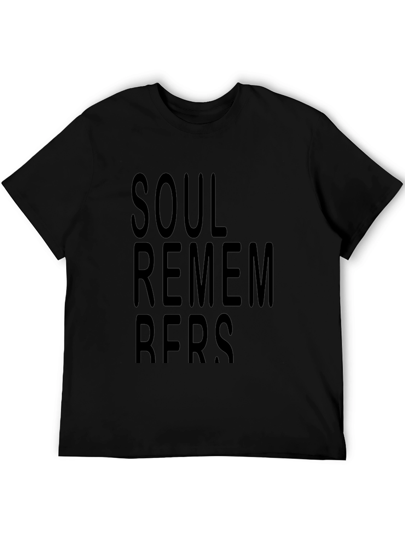 Soul Remembers Black Graphic Tee