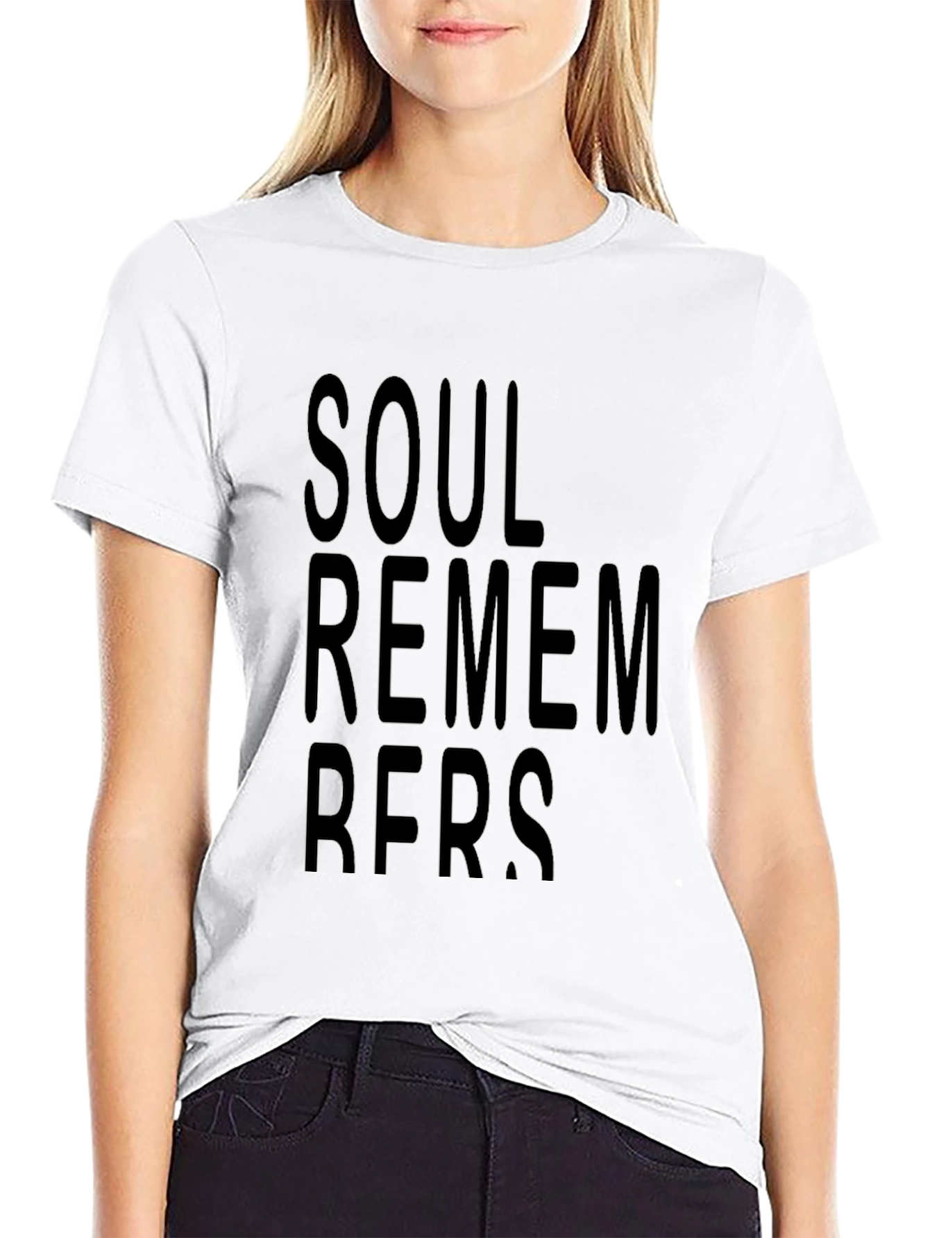 Soul Remembers Black Graphic Tee