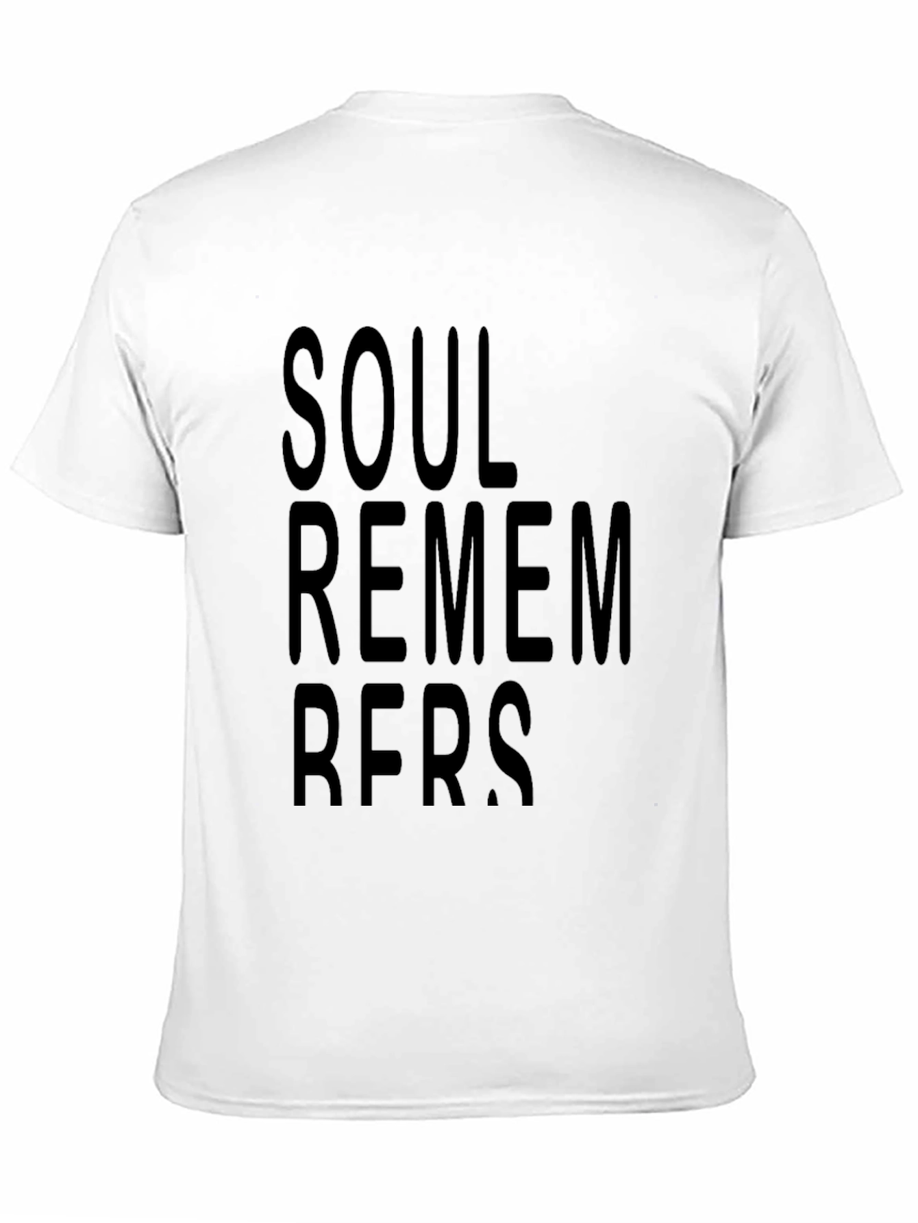 Soul Remembers Black Graphic Tee