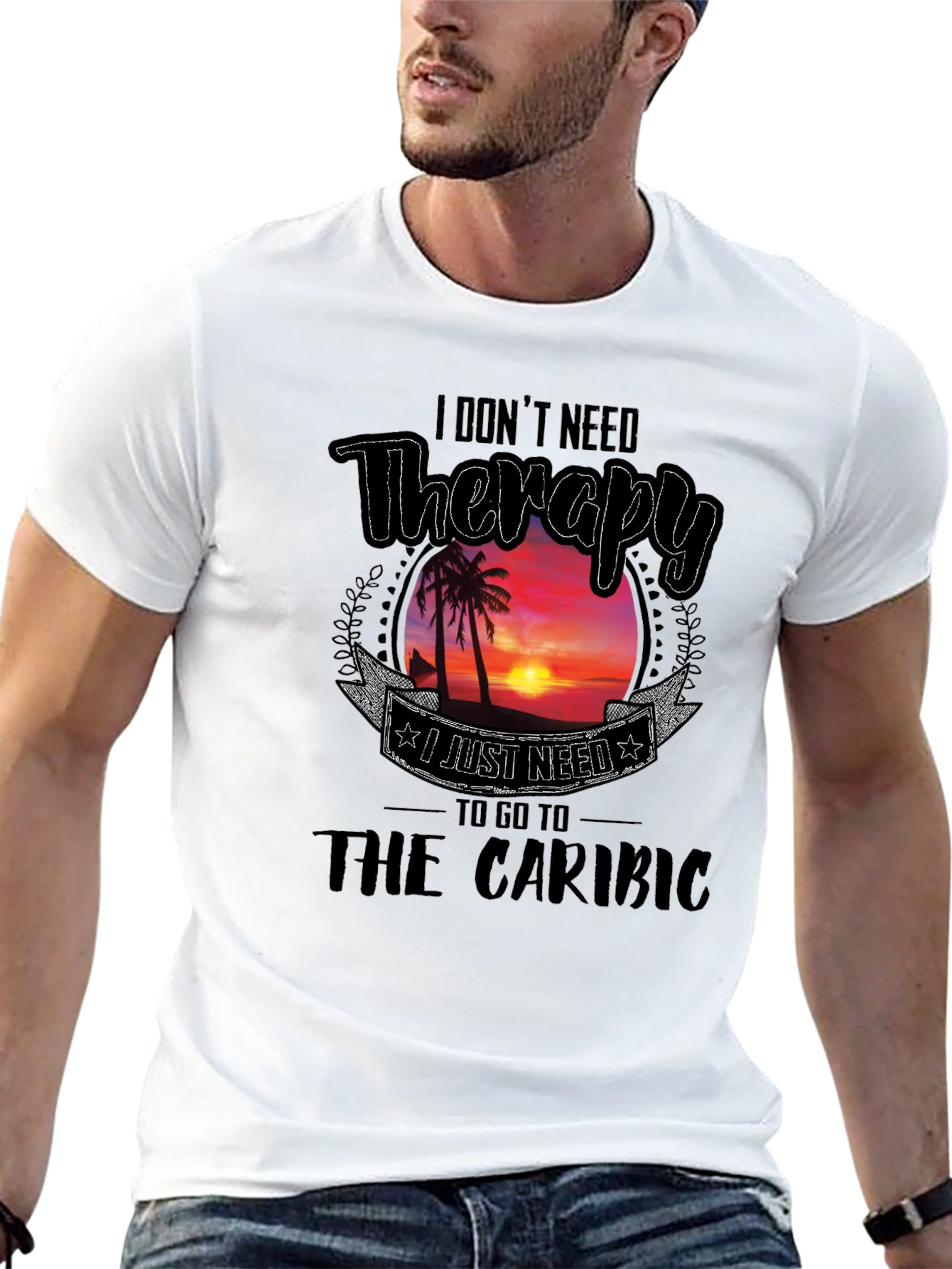 Therapy Caribbean T-Shirt | Island Getaway Tee