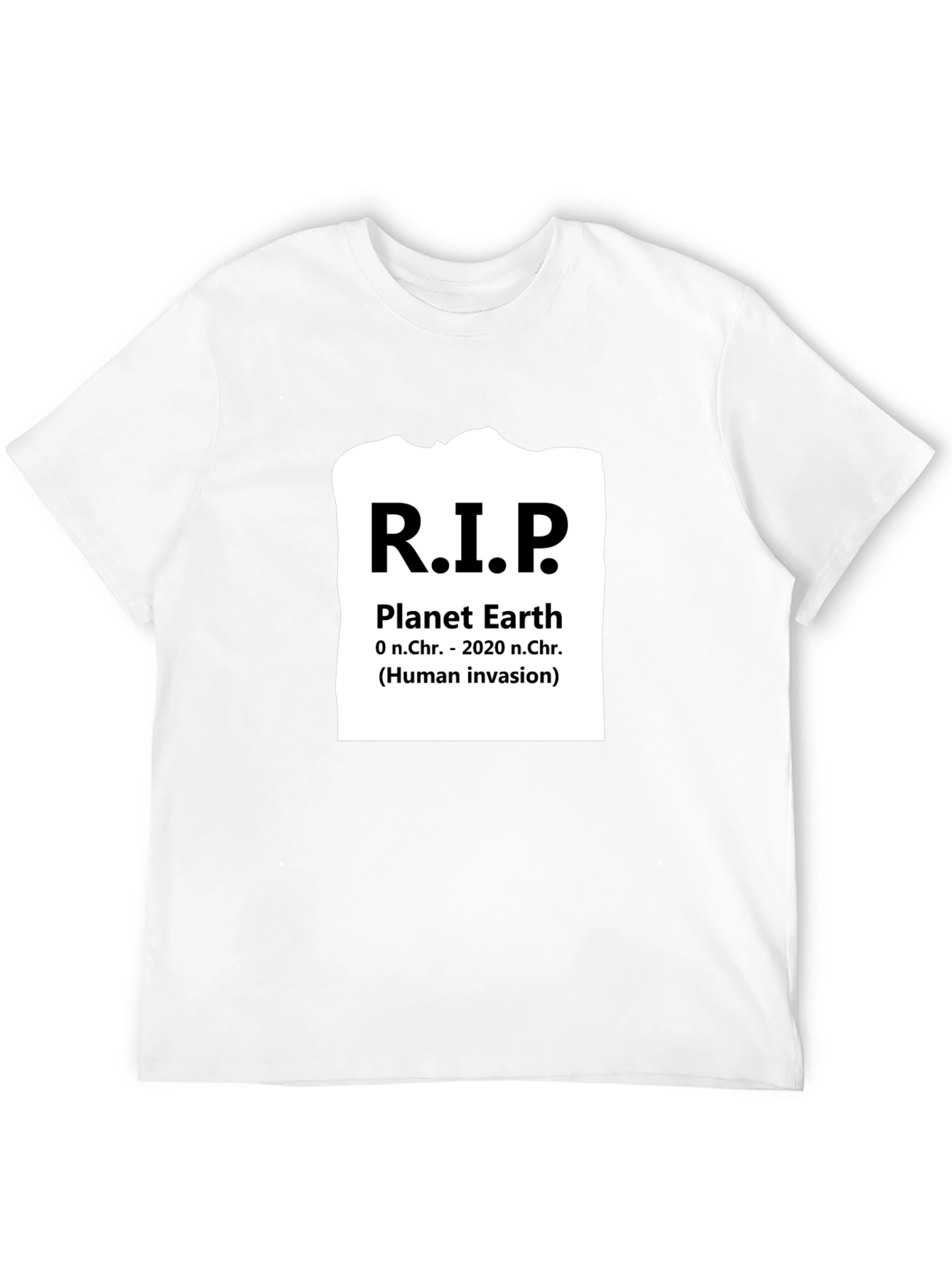 R.I.P. Planet Earth Graphic Tee - Eco Awareness