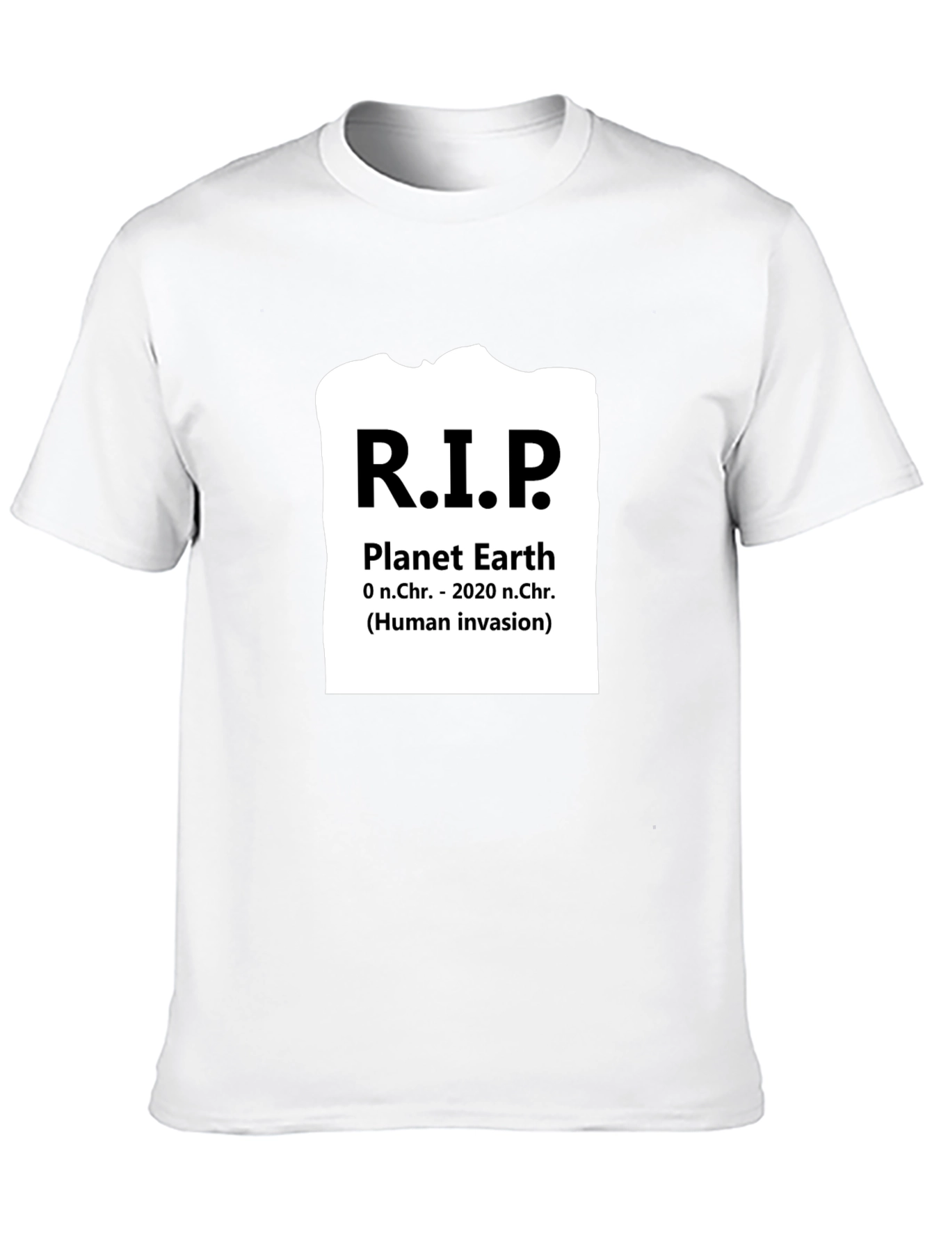 R.I.P. Planet Earth Graphic Tee - Eco Awareness