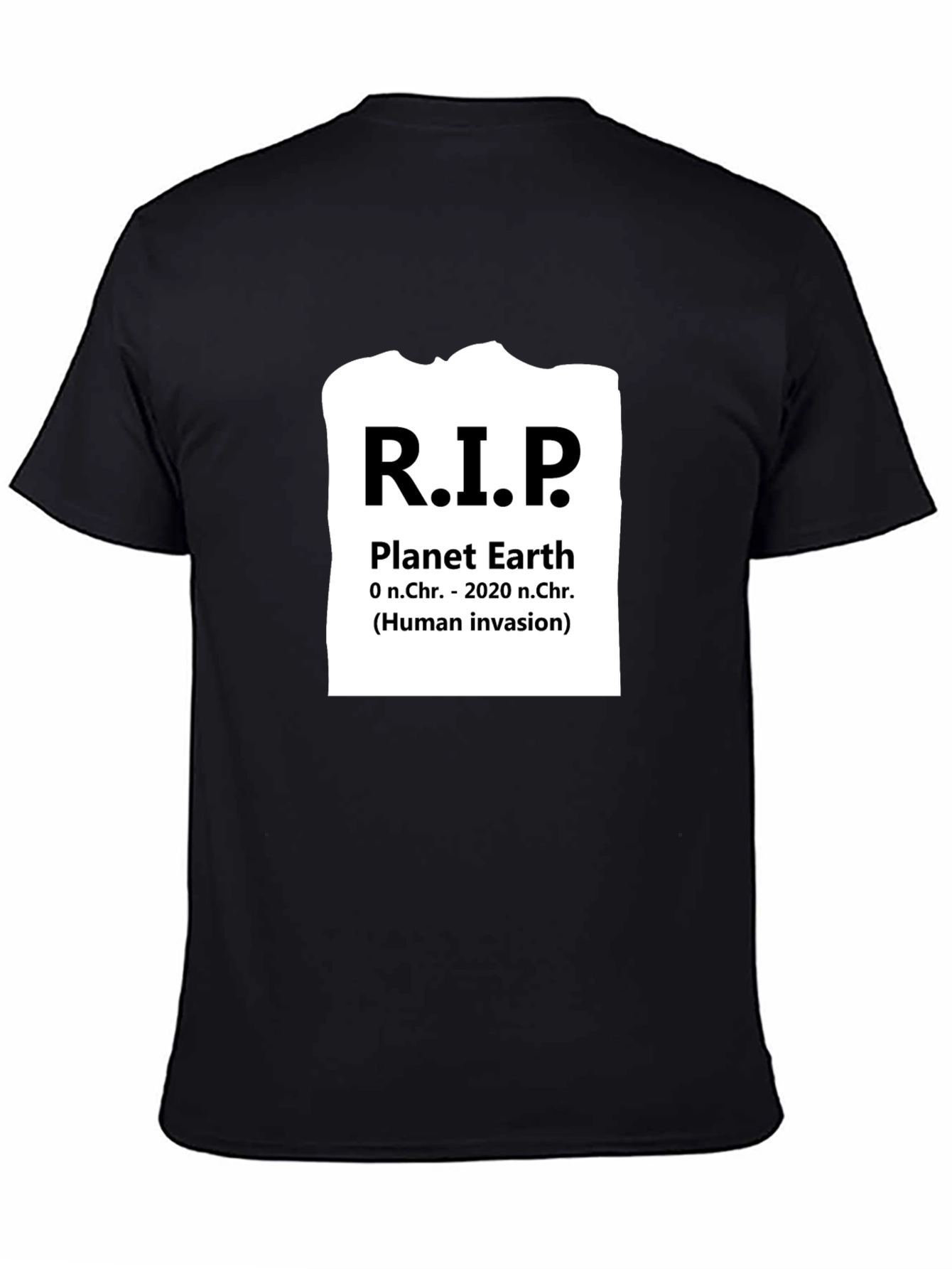 R.I.P. Planet Earth Graphic Tee - Eco Awareness