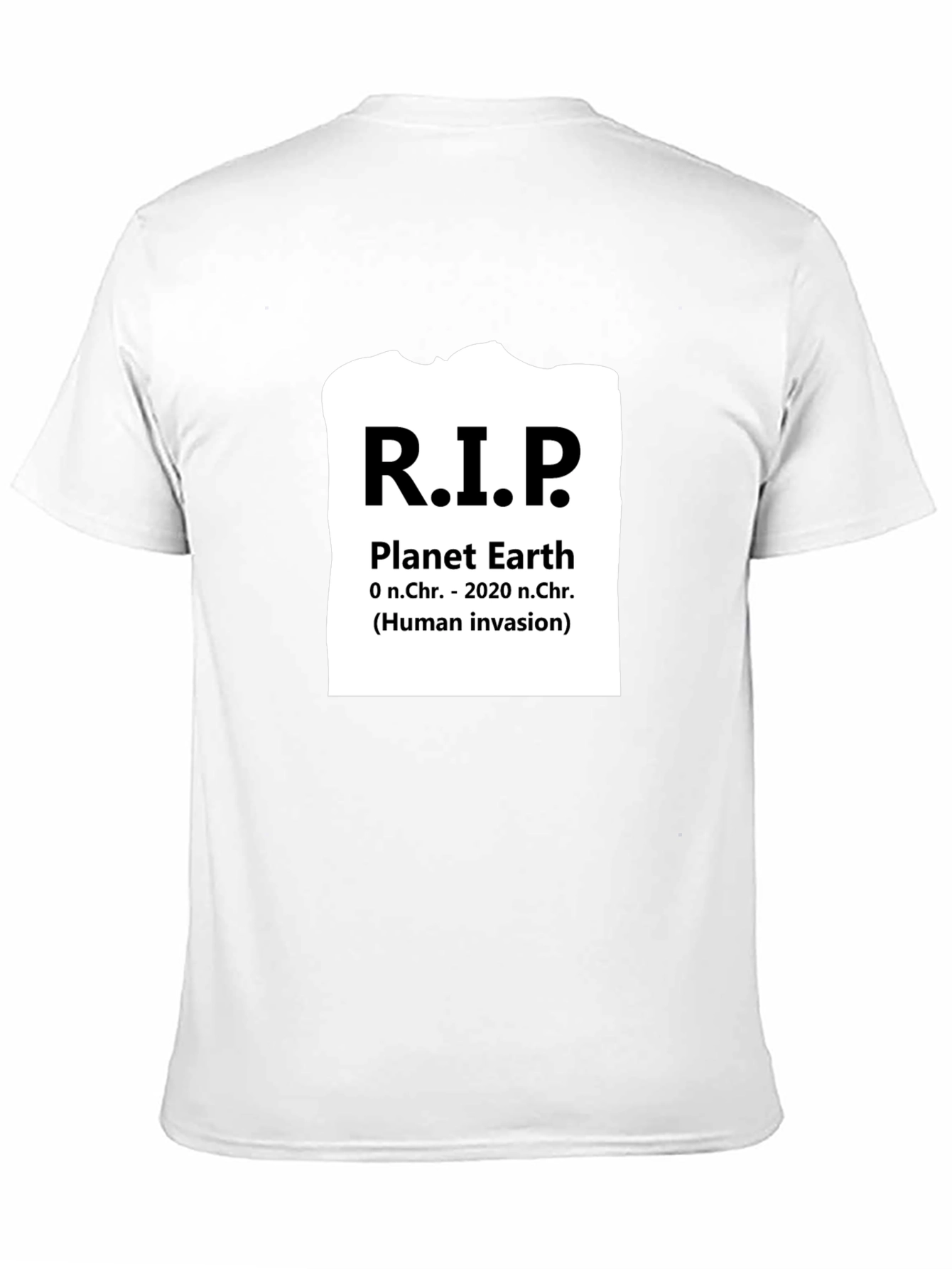 R.I.P. Planet Earth Graphic Tee - Eco Awareness