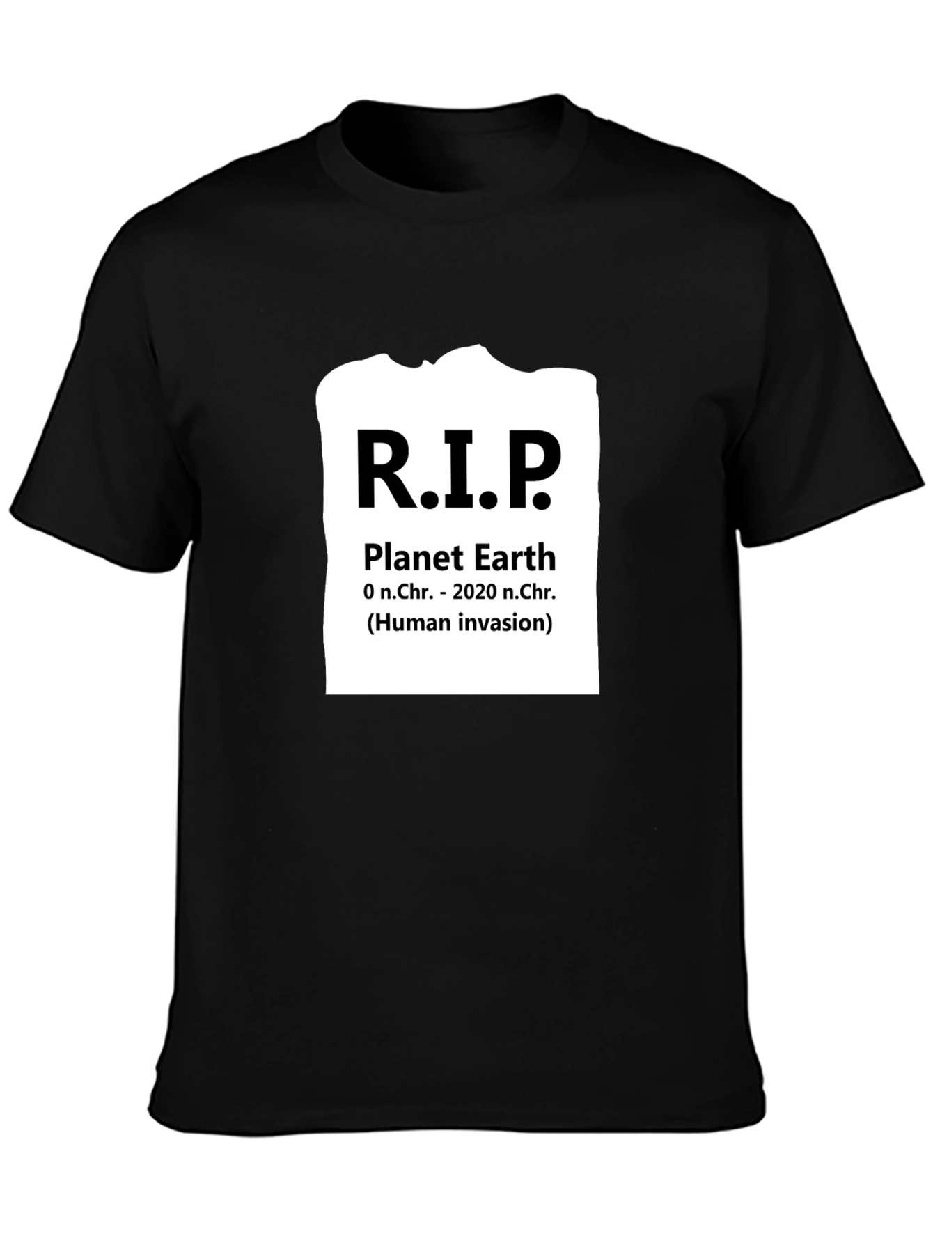 R.I.P. Planet Earth Graphic Tee - Eco Awareness