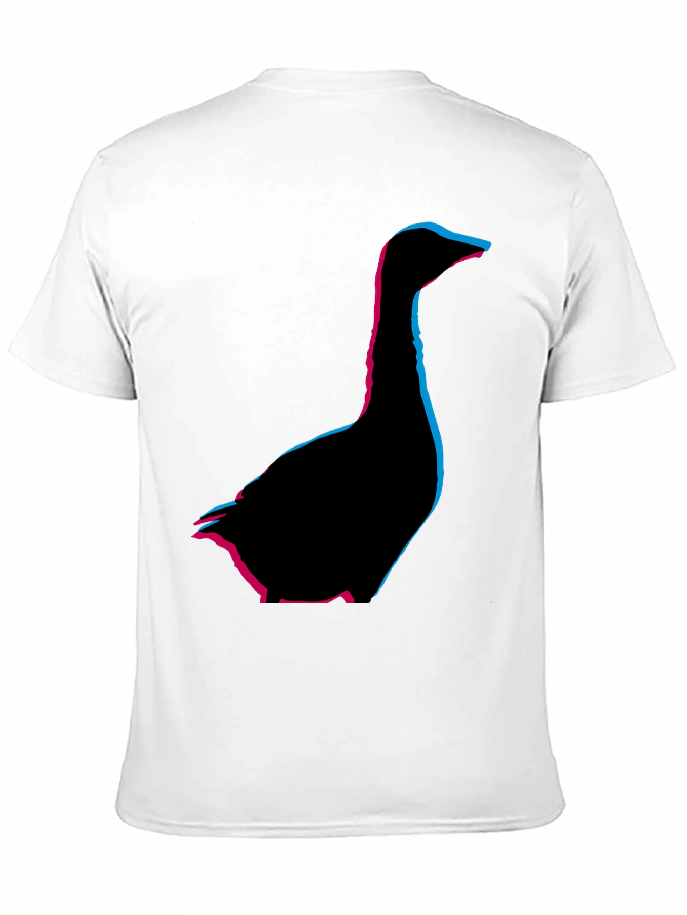 Geometric Goose Graphic Tee - Stylish Comfort