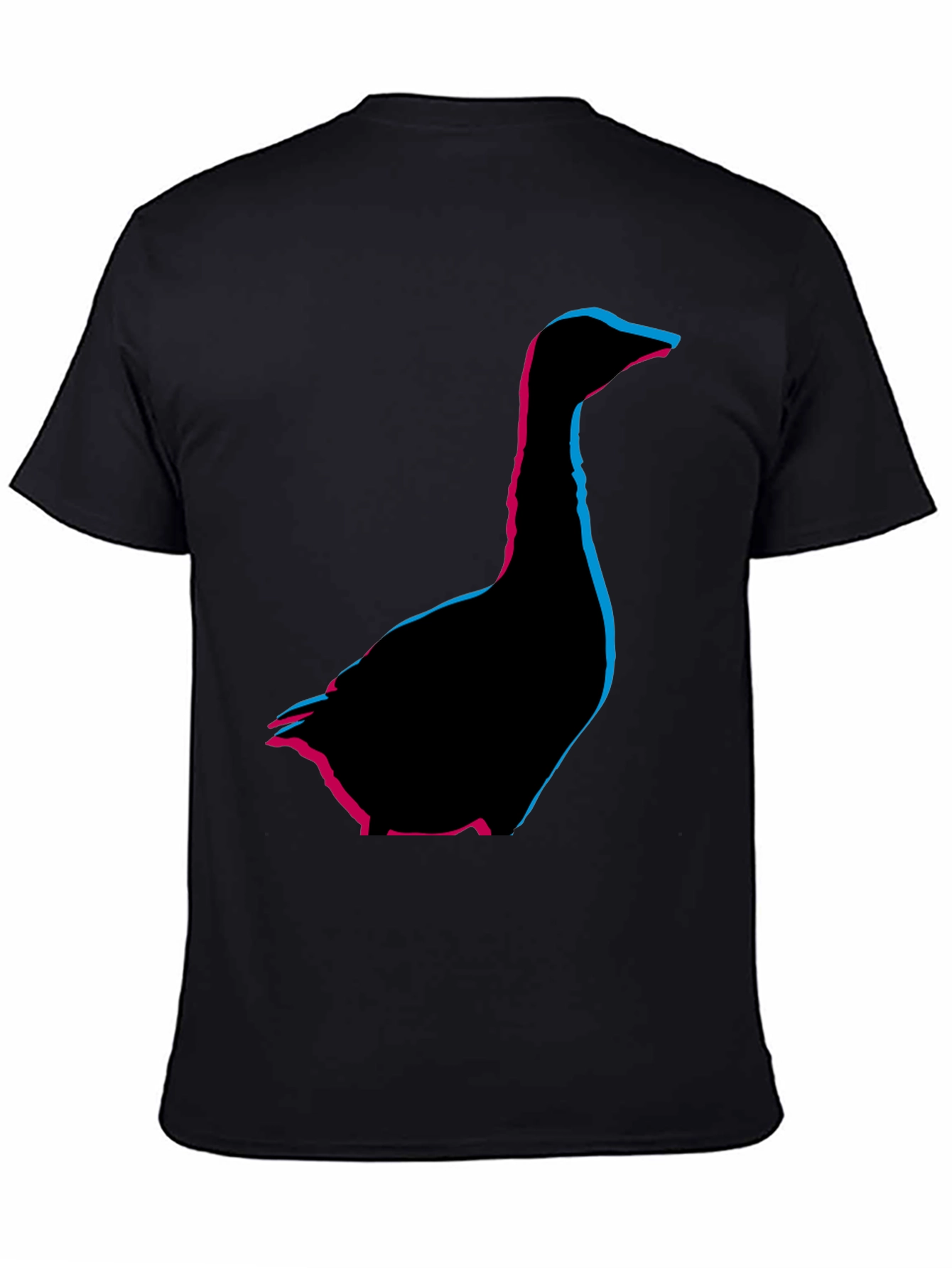 Geometric Goose Graphic Tee - Stylish Comfort
