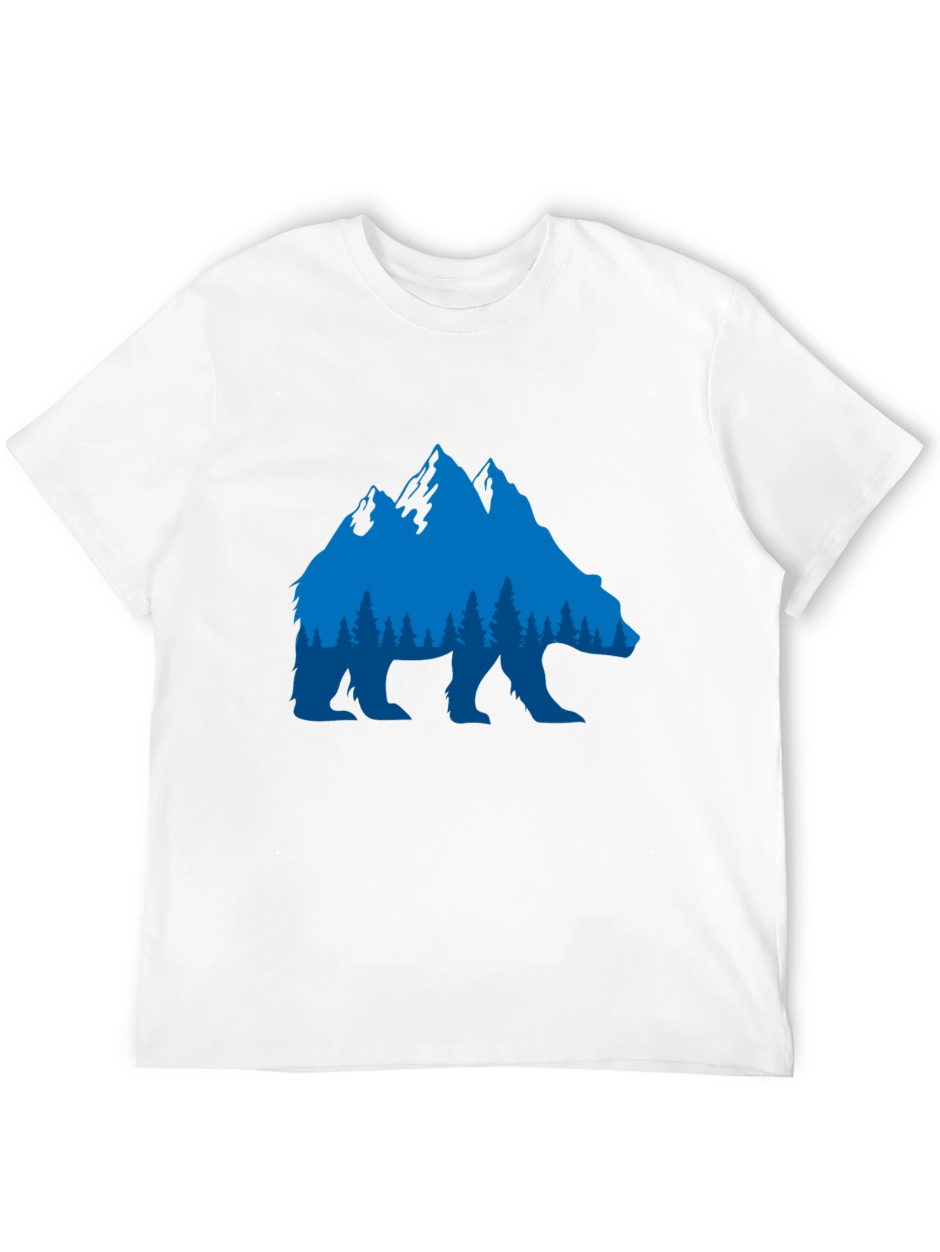Bear Mountain Forest T-Shirt - Nature Lover Tee