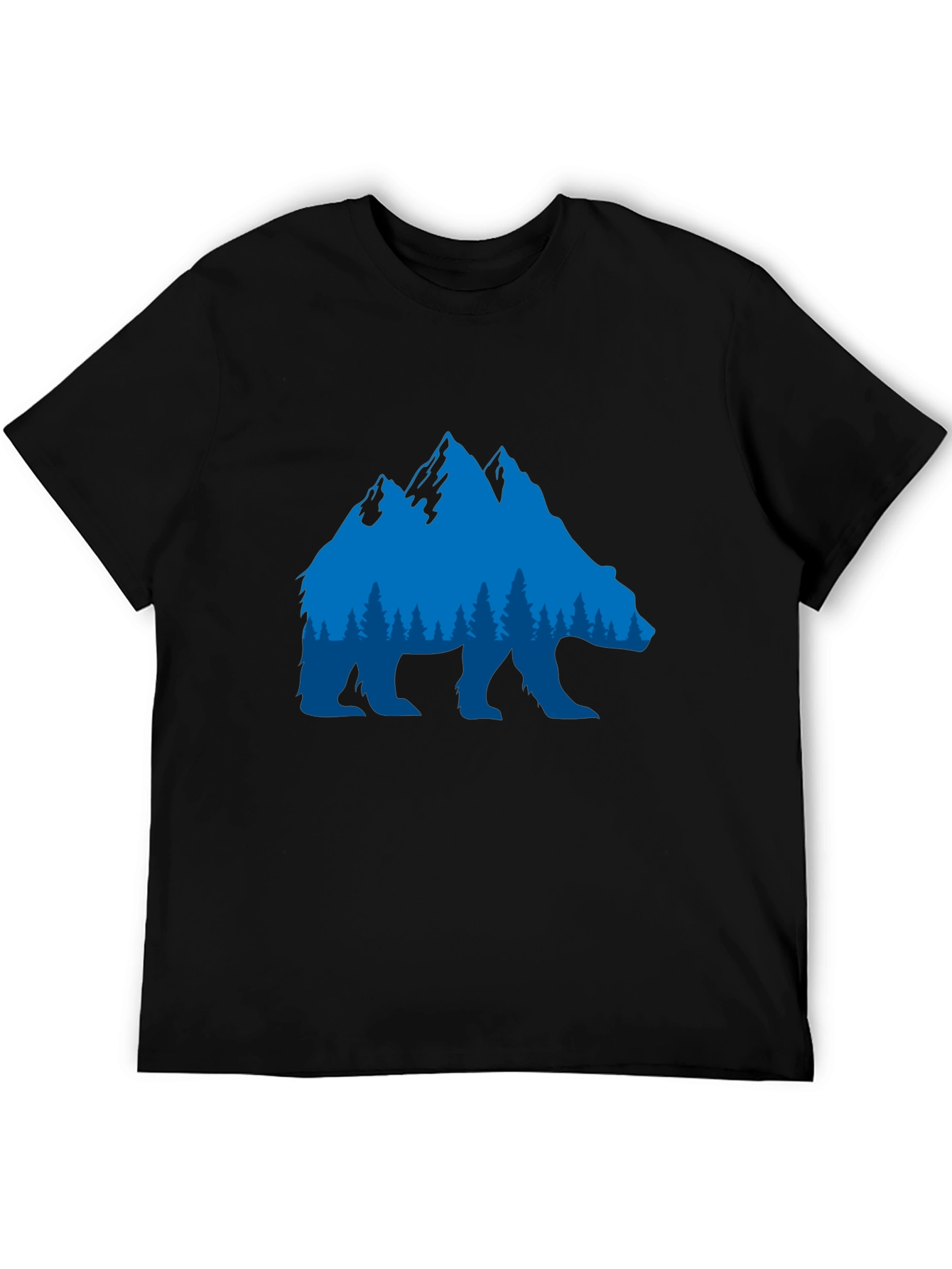 Bear Mountain Forest T-Shirt - Nature Lover Tee