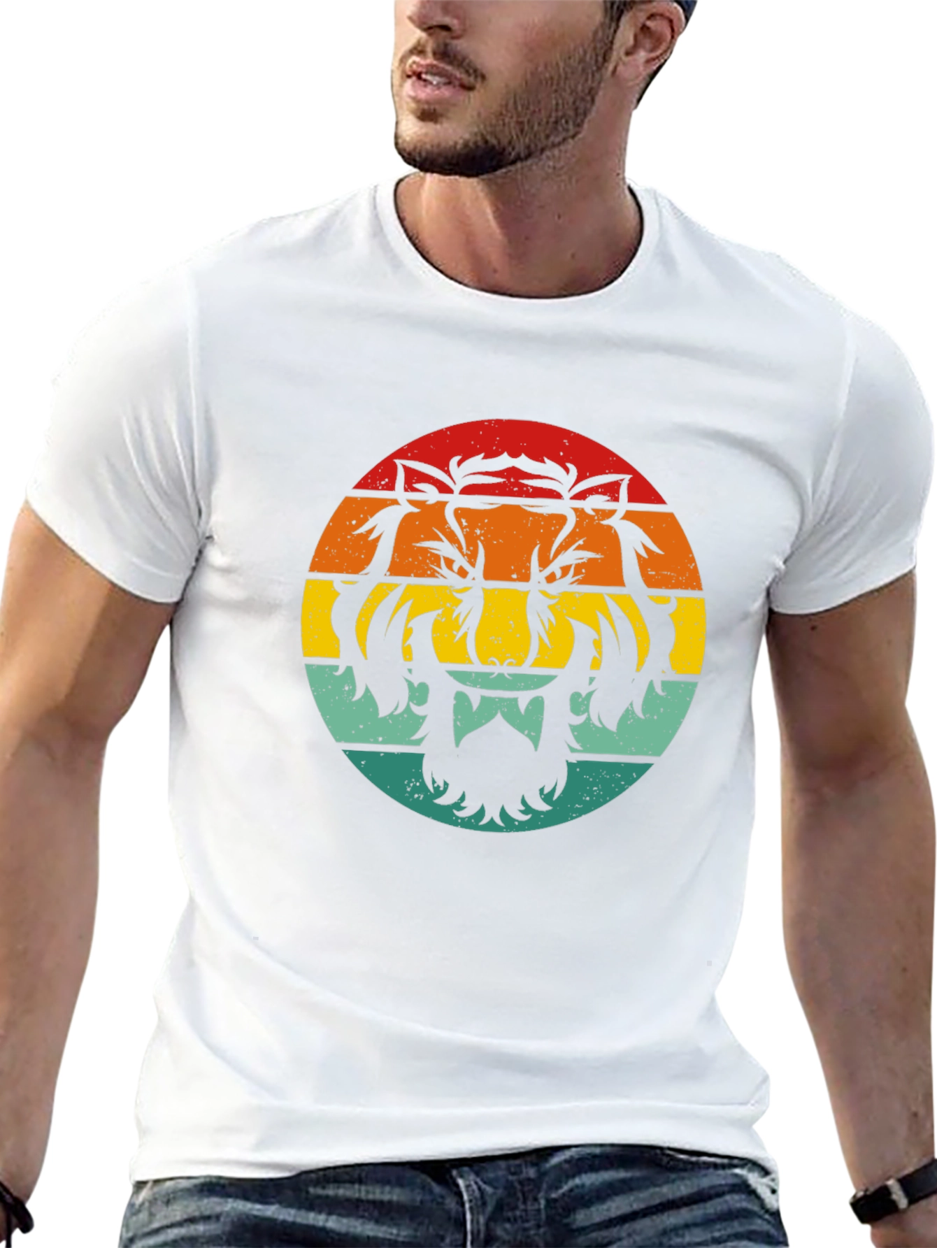 Retro Tiger Graphic T-Shirt - Black