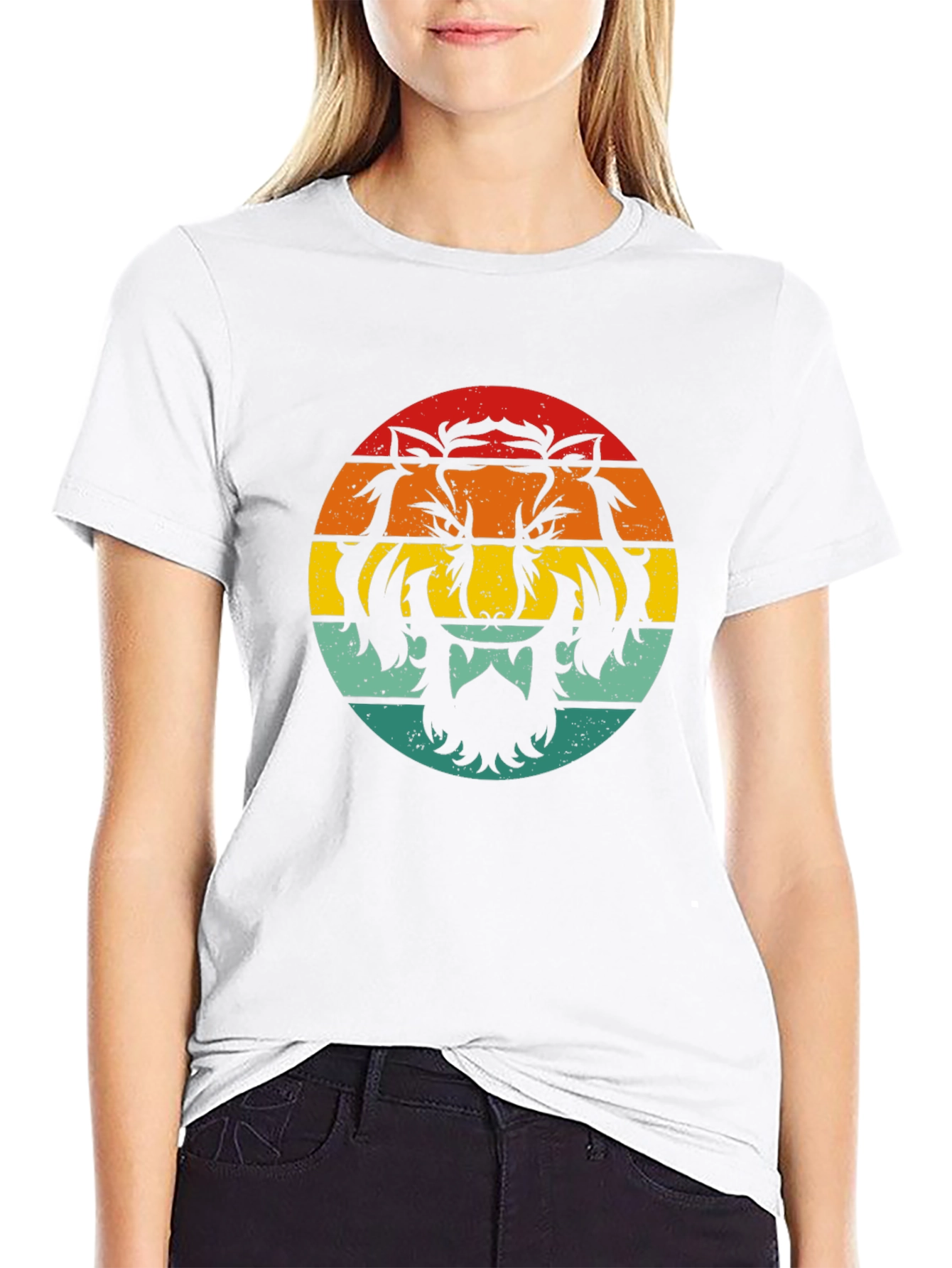 Retro Tiger Graphic T-Shirt - Black