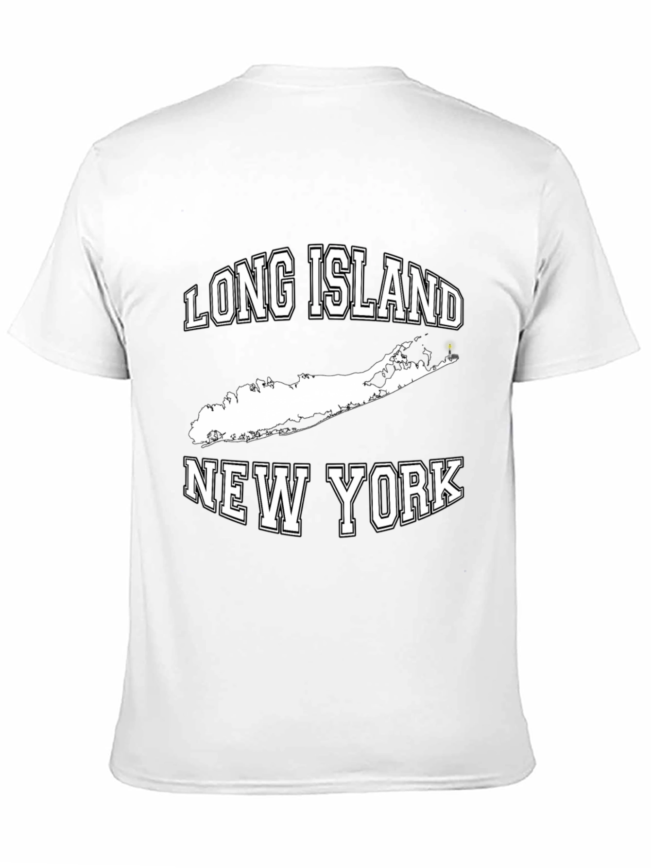 Long Island New York T-Shirt - Black