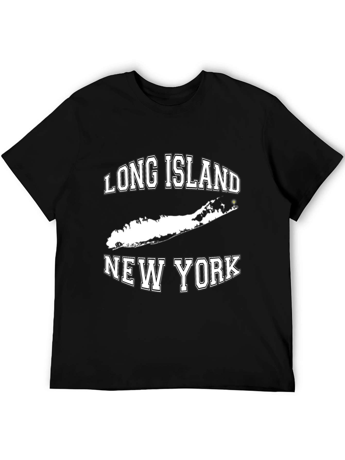 Long Island New York T-Shirt - Black