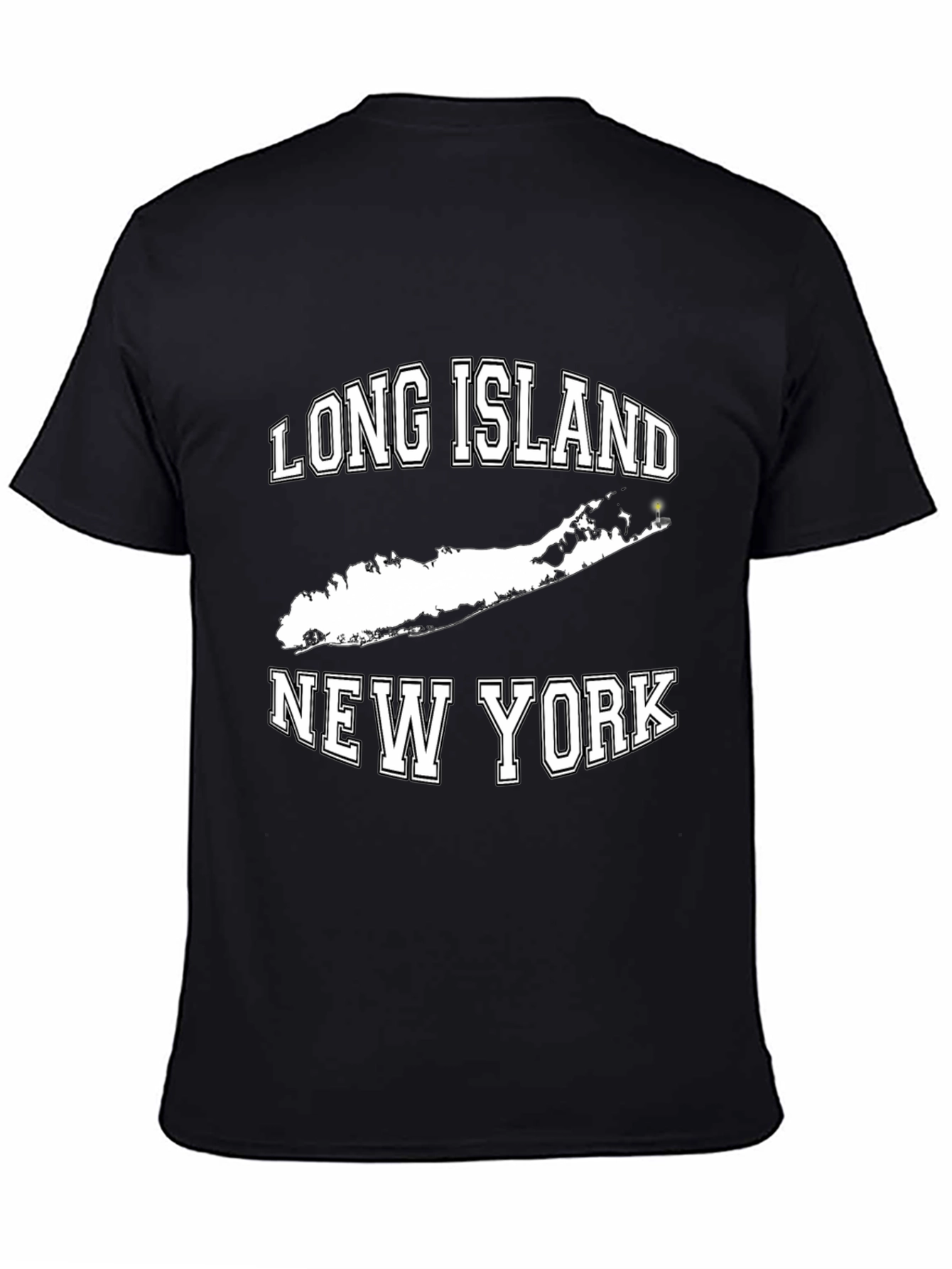 Long Island New York T-Shirt - Black