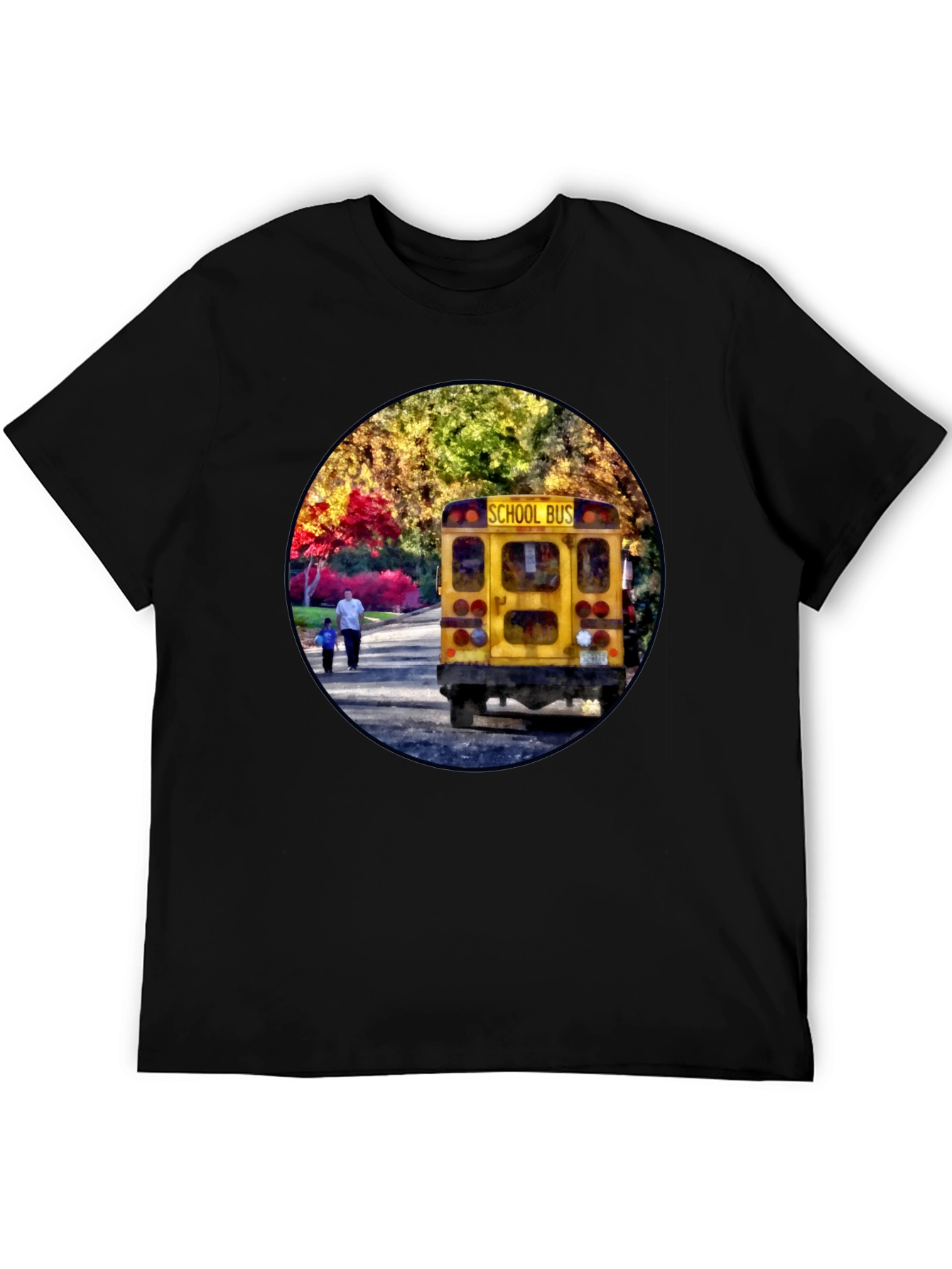 School Bus Graphic Tee - Back to School Style