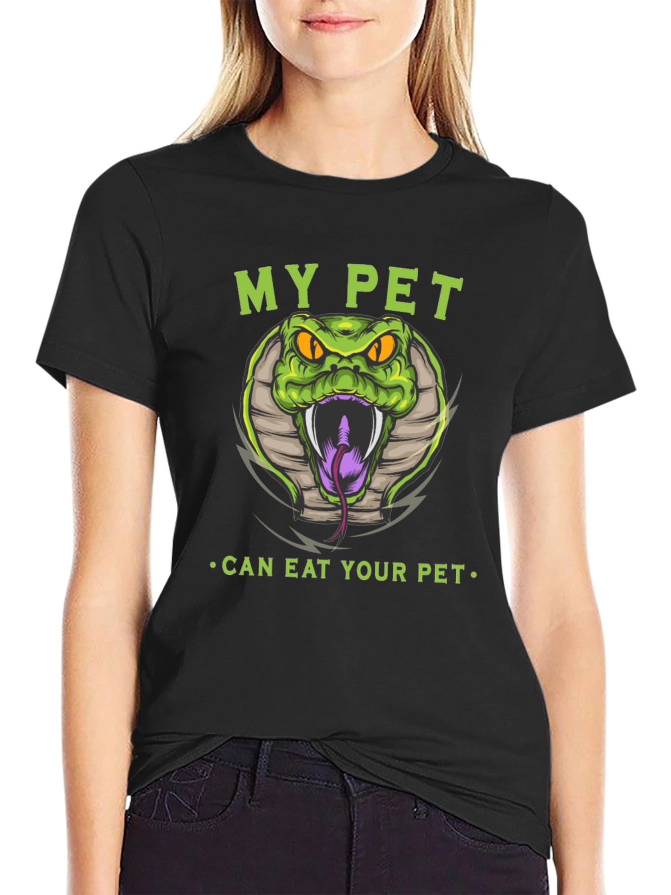 My Pet Snake Graphic T-Shirt - Eat Your Pet!