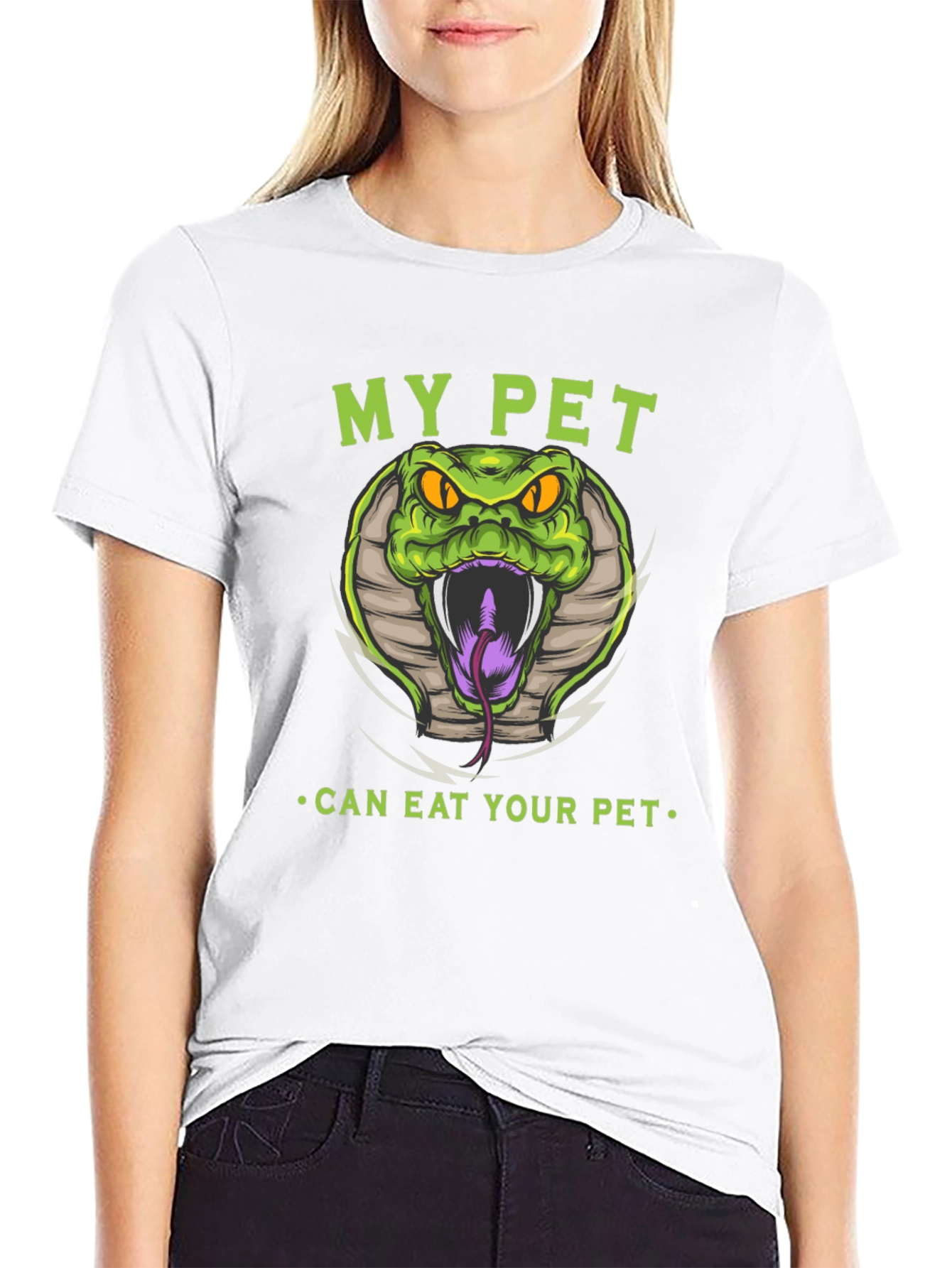 My Pet Snake Graphic T-Shirt - Eat Your Pet!