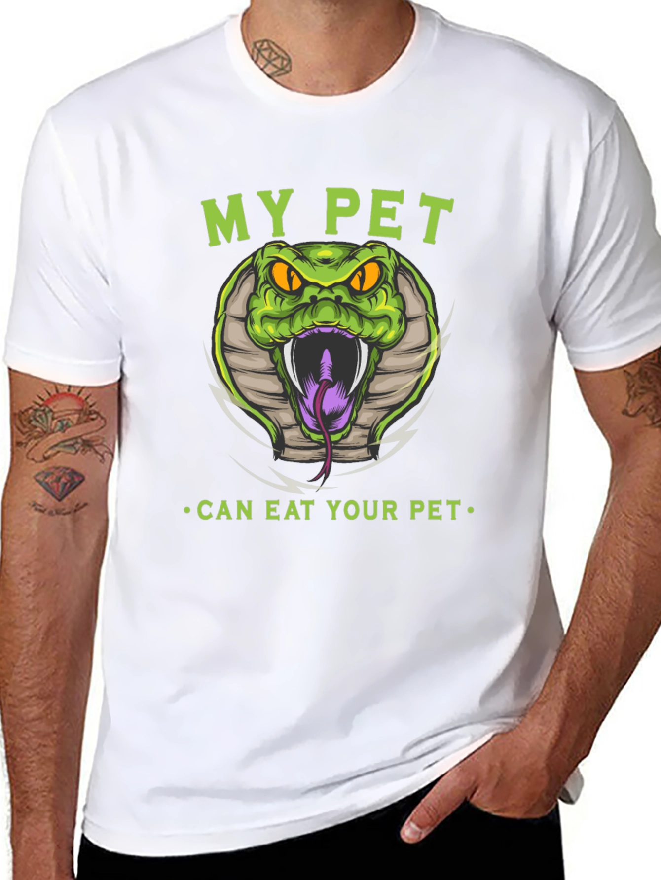 My Pet Snake Graphic T-Shirt - Eat Your Pet!