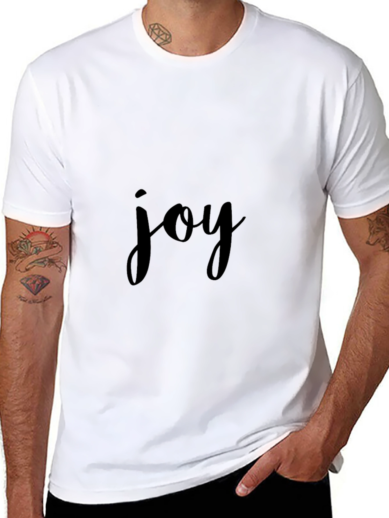 Joyful Black T-Shirt