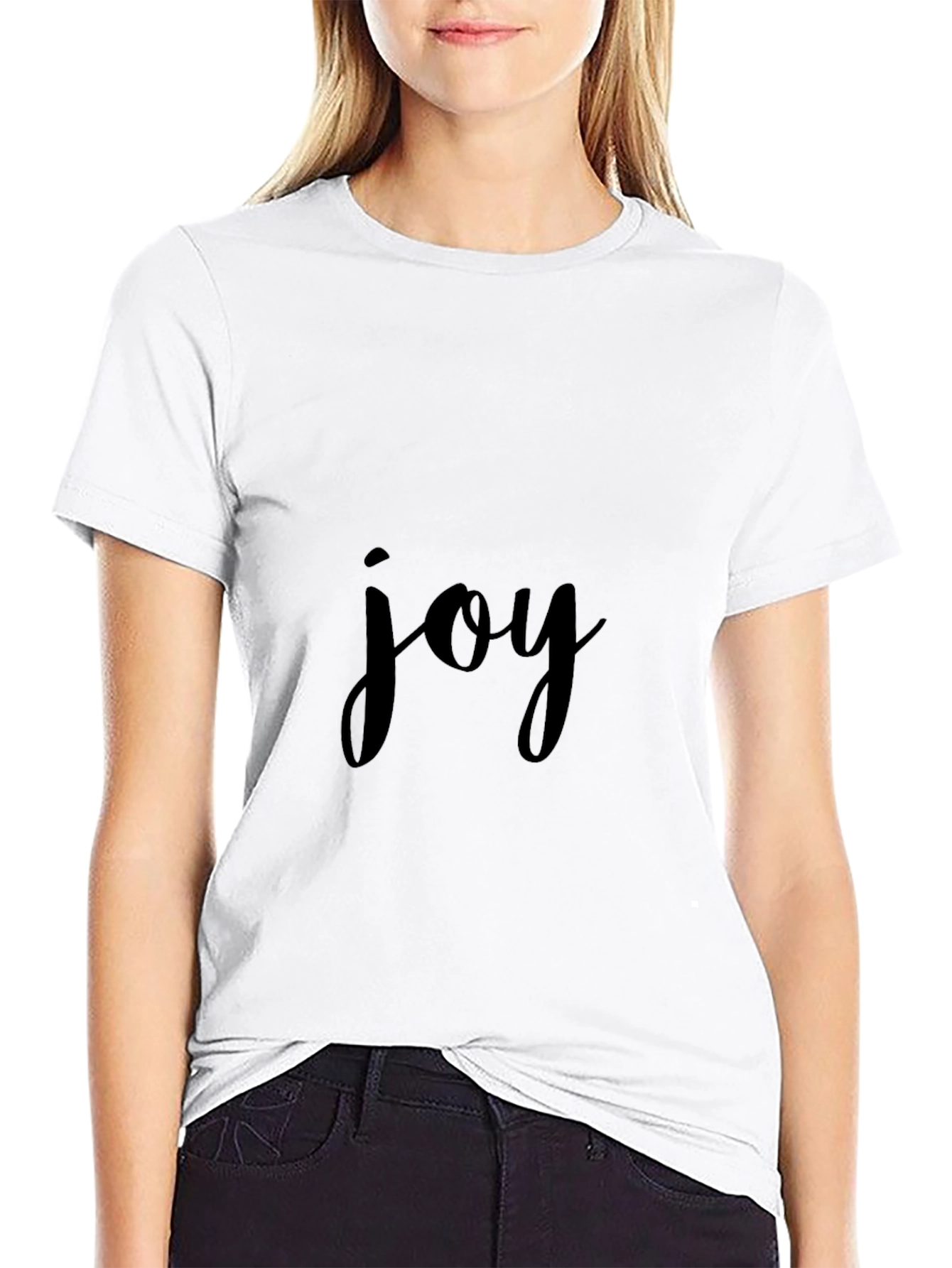 Joyful Black T-Shirt