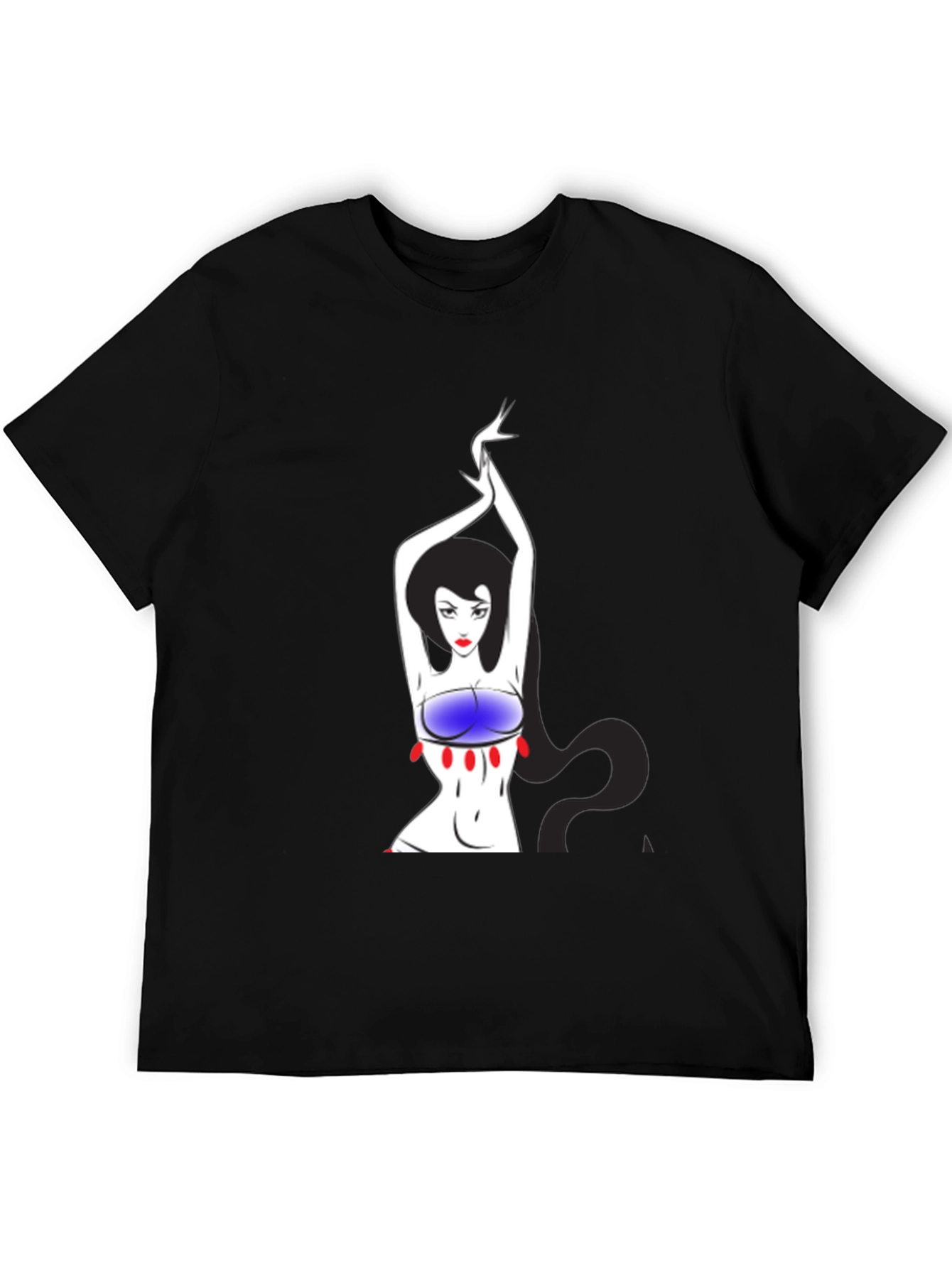 Unique Graphic T-Shirt - Artistic Woman Design