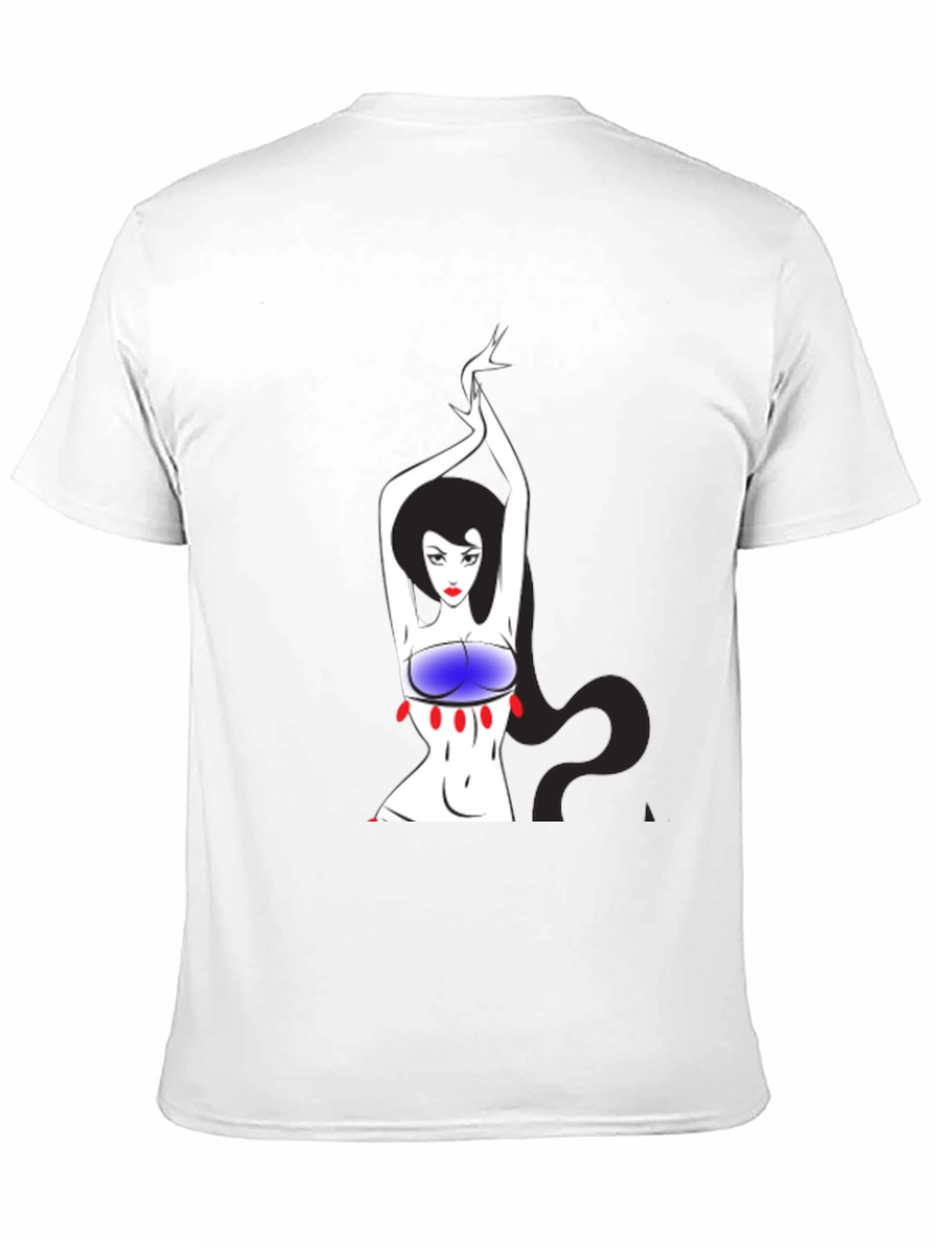 Unique Graphic T-Shirt - Artistic Woman Design