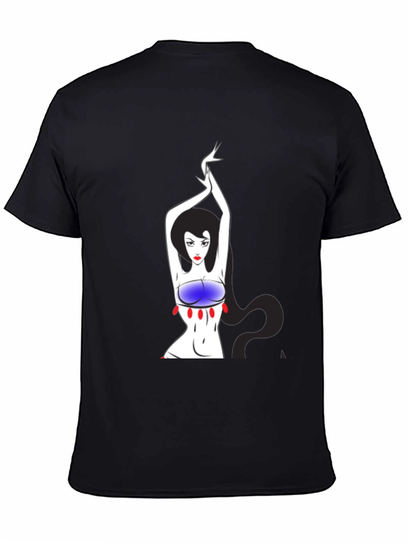 Unique Graphic T-Shirt - Artistic Woman Design