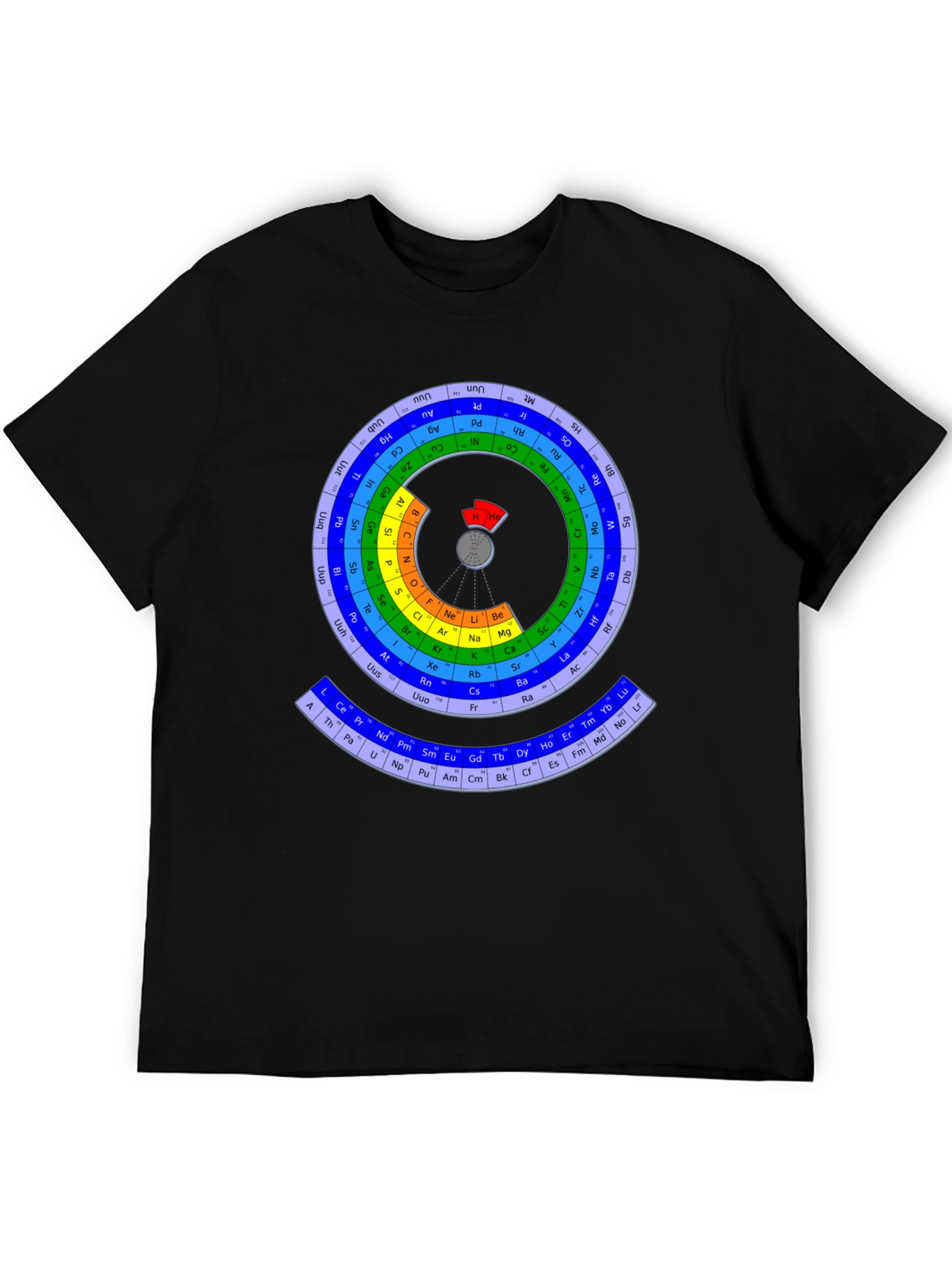 Periodic Table Circular T-Shirt