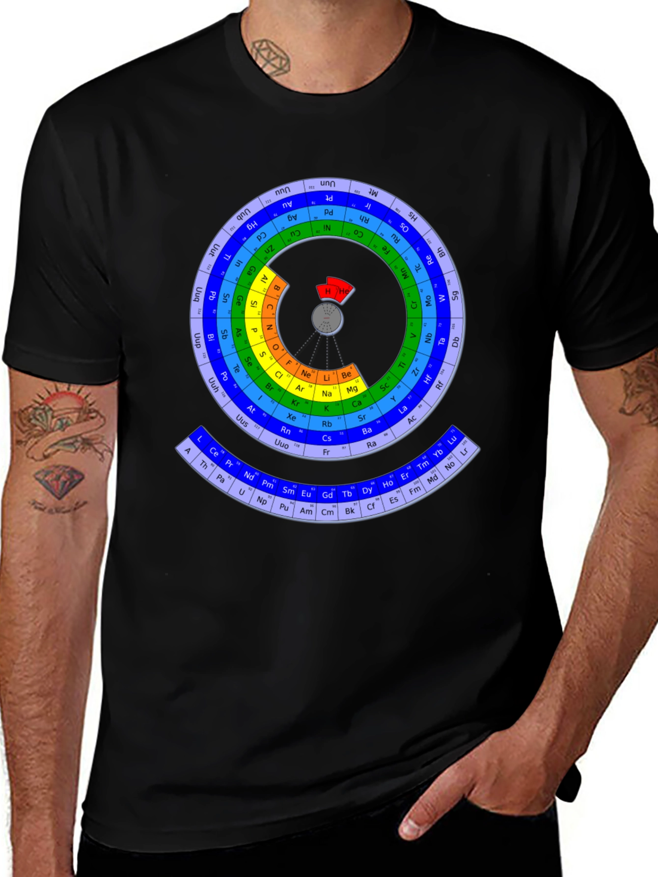 Periodic Table Circular T-Shirt
