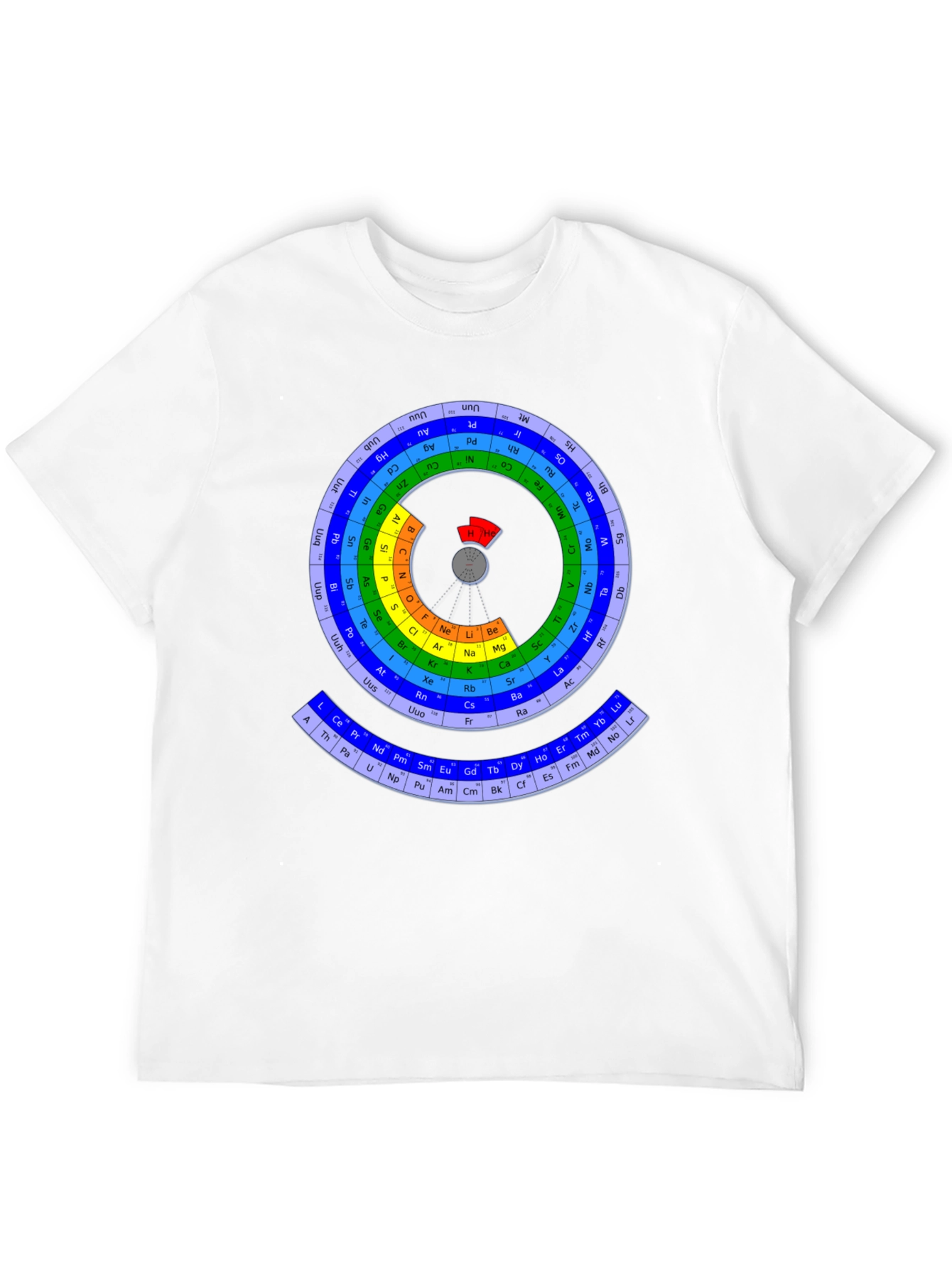 Periodic Table Circular T-Shirt