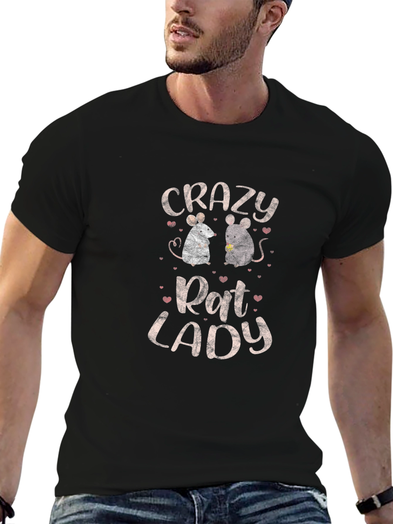 Crazy Rat Lady Graphic Tee