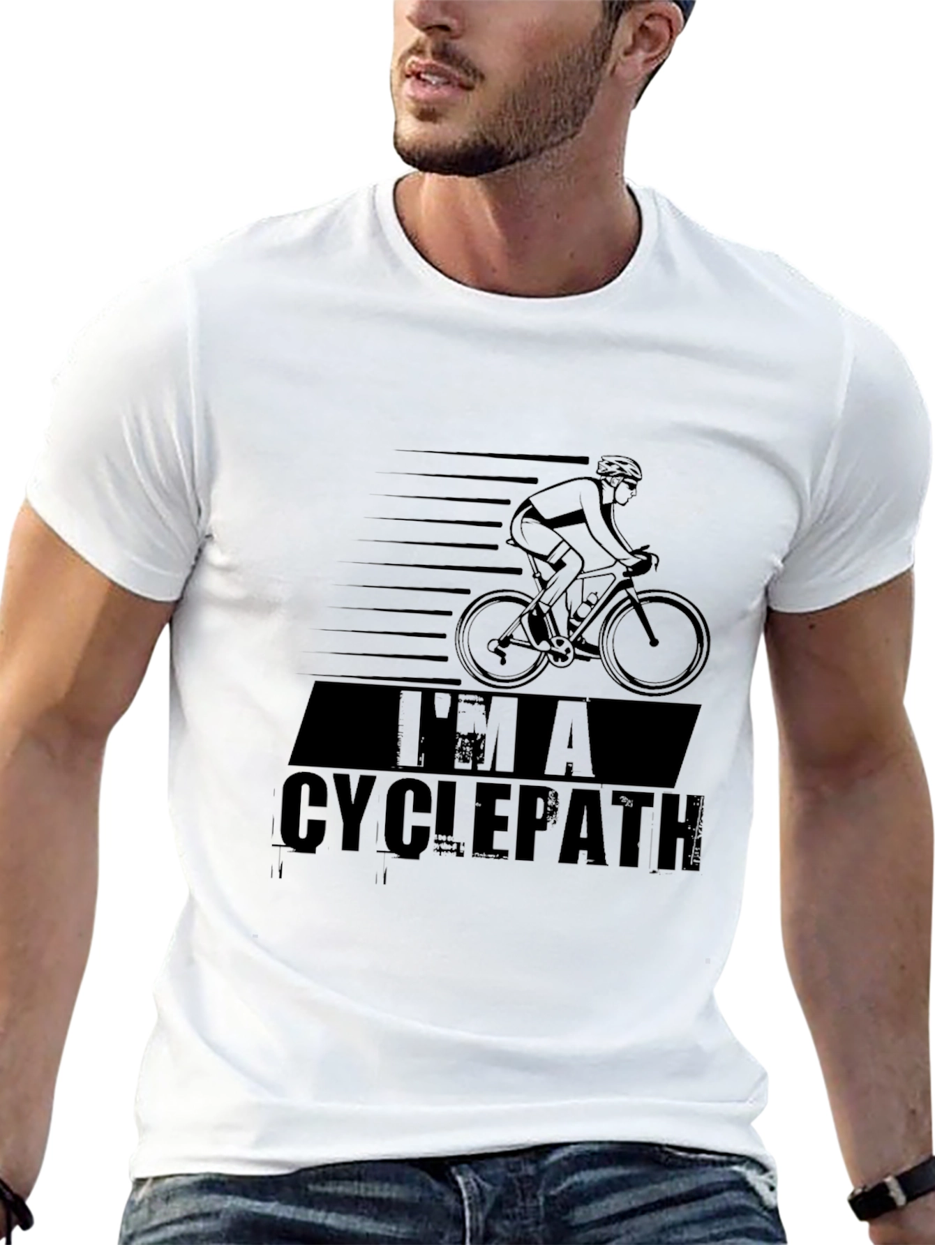Im a Cyclepath T-Shirt - Cycling Graphic Tee