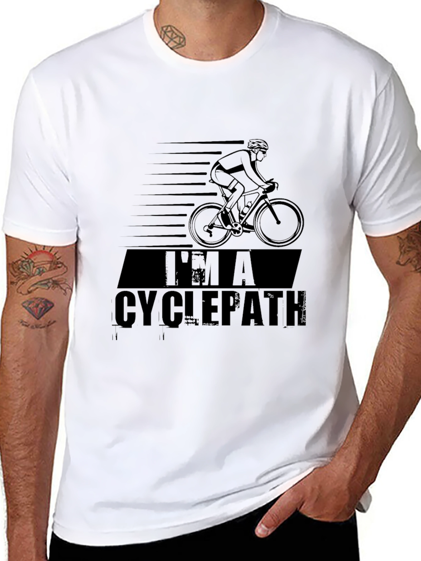 Im a Cyclepath T-Shirt - Cycling Graphic Tee