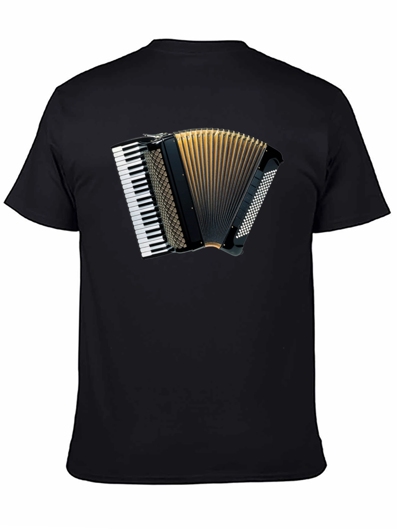 Accordion Graphic Tee - Musical Shirt
