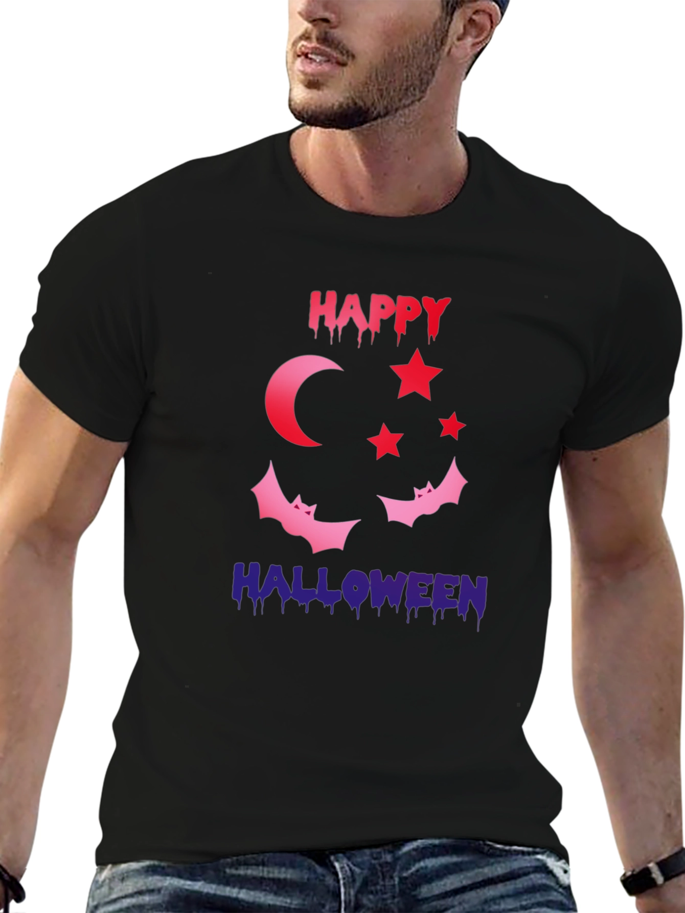 Happy Halloween Graphic Tee - Spooky Season Shirt