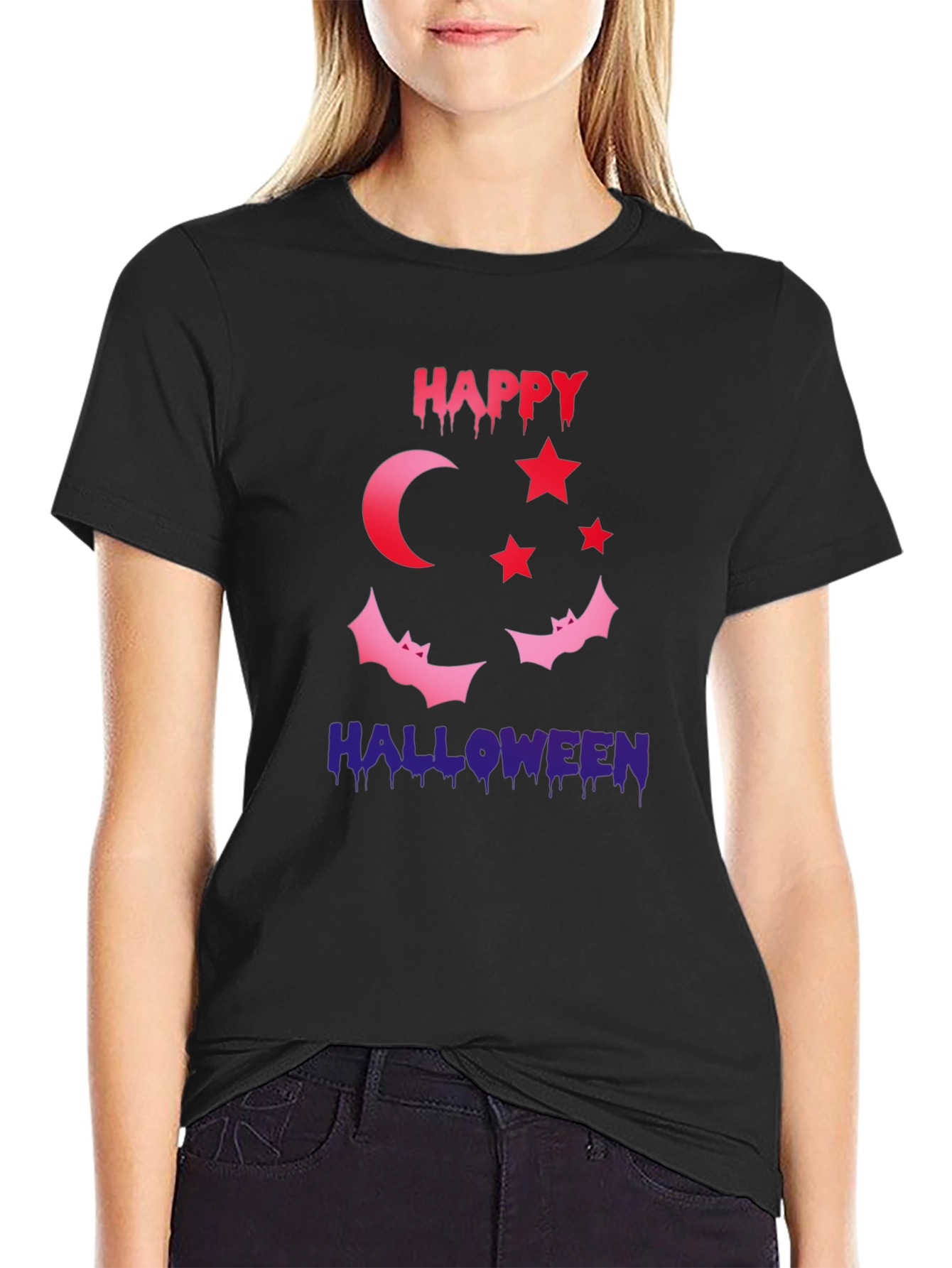 Happy Halloween Graphic Tee - Spooky Season Shirt