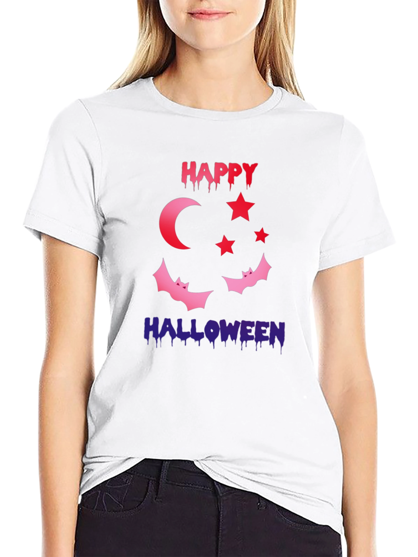 Happy Halloween Graphic Tee - Spooky Season Shirt