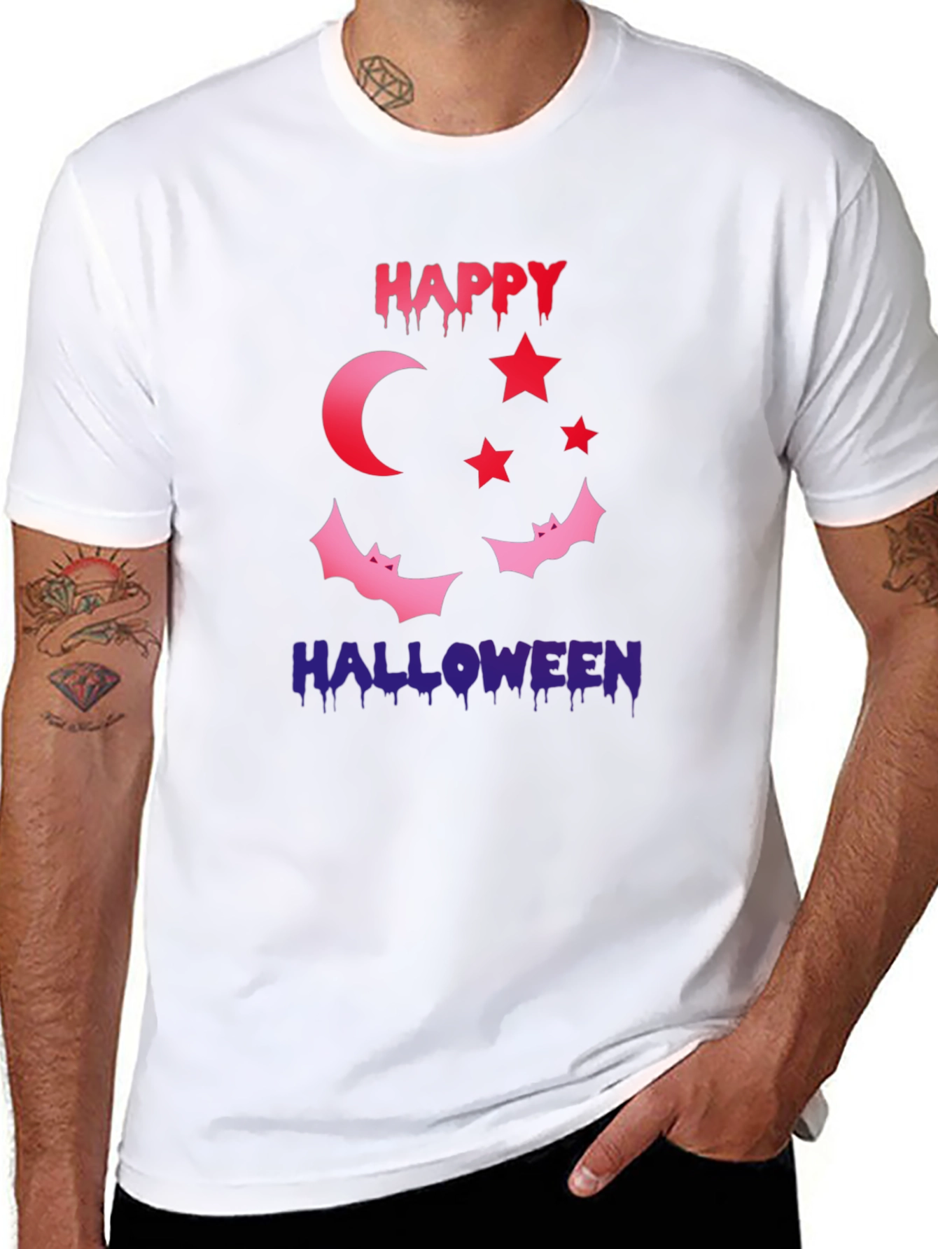 Happy Halloween Graphic Tee - Spooky Season Shirt