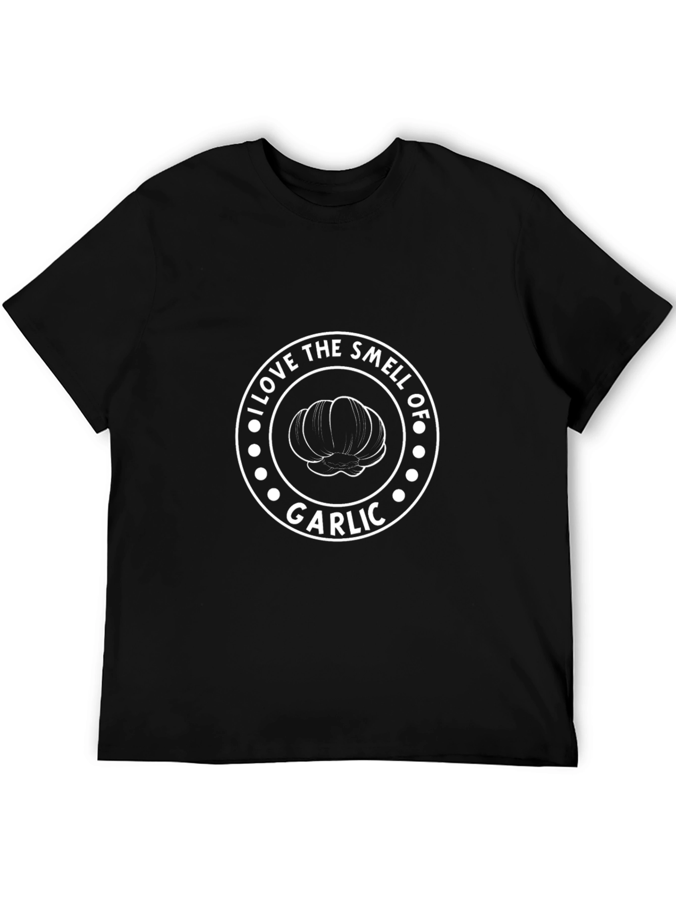 I Love Garlic T-Shirt - Novelty Foodie Tee