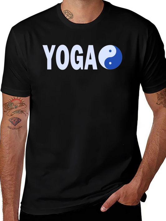 Yoga Yin Yang Graphic T-Shirt - Relax & Find Balance