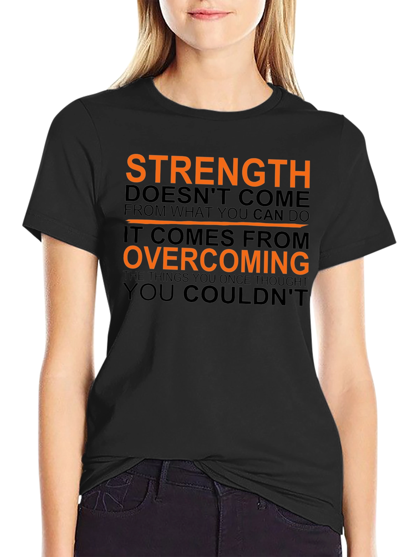Strength Overcoming Graphic T-Shirt