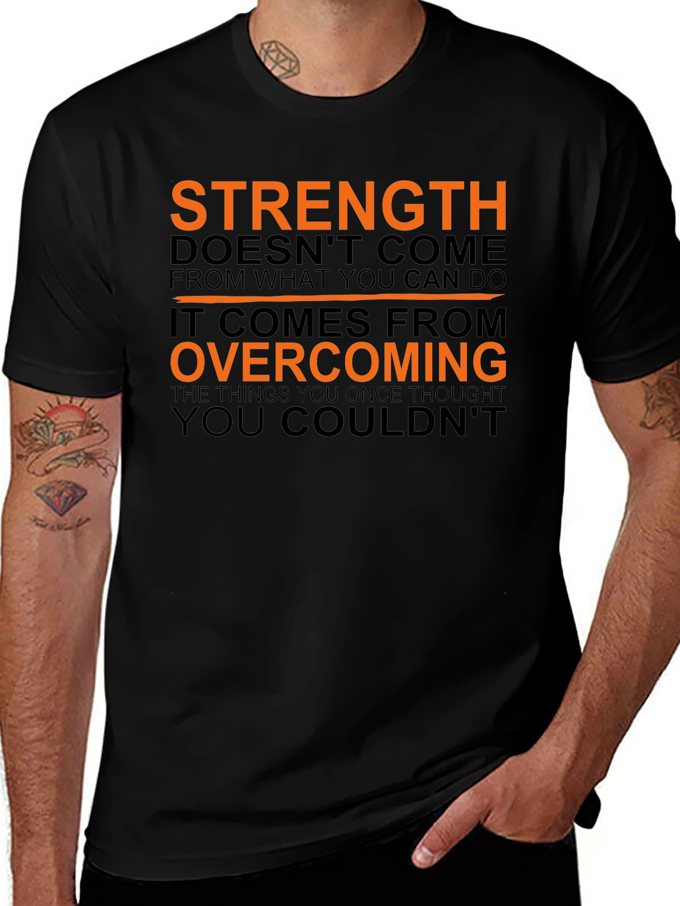 Strength Overcoming Graphic T-Shirt