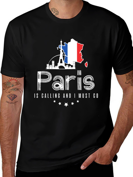Paris Calling T-Shirt - France Souvenir Tee