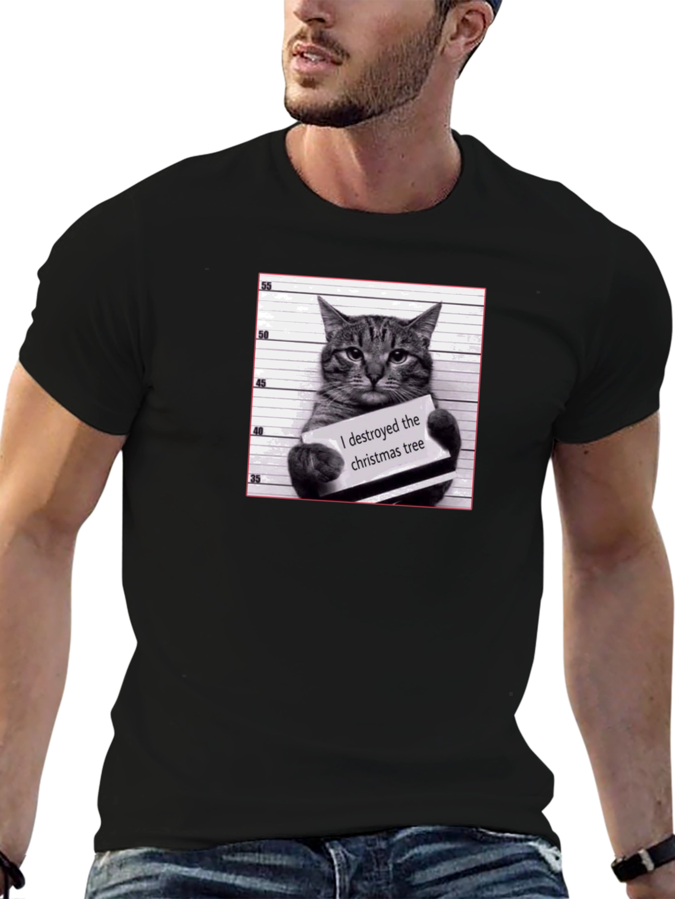 Cat Mugshot T-Shirt