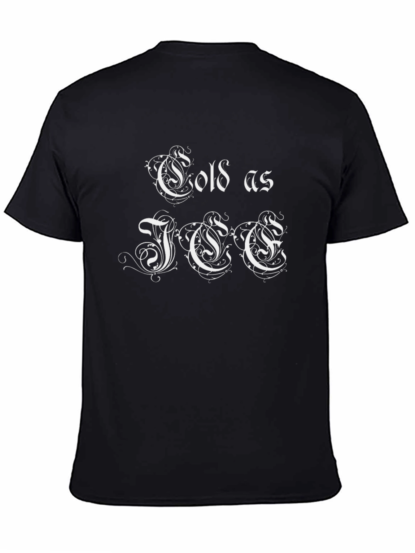 Cold as Ice Gothic Graphic Tee - Black