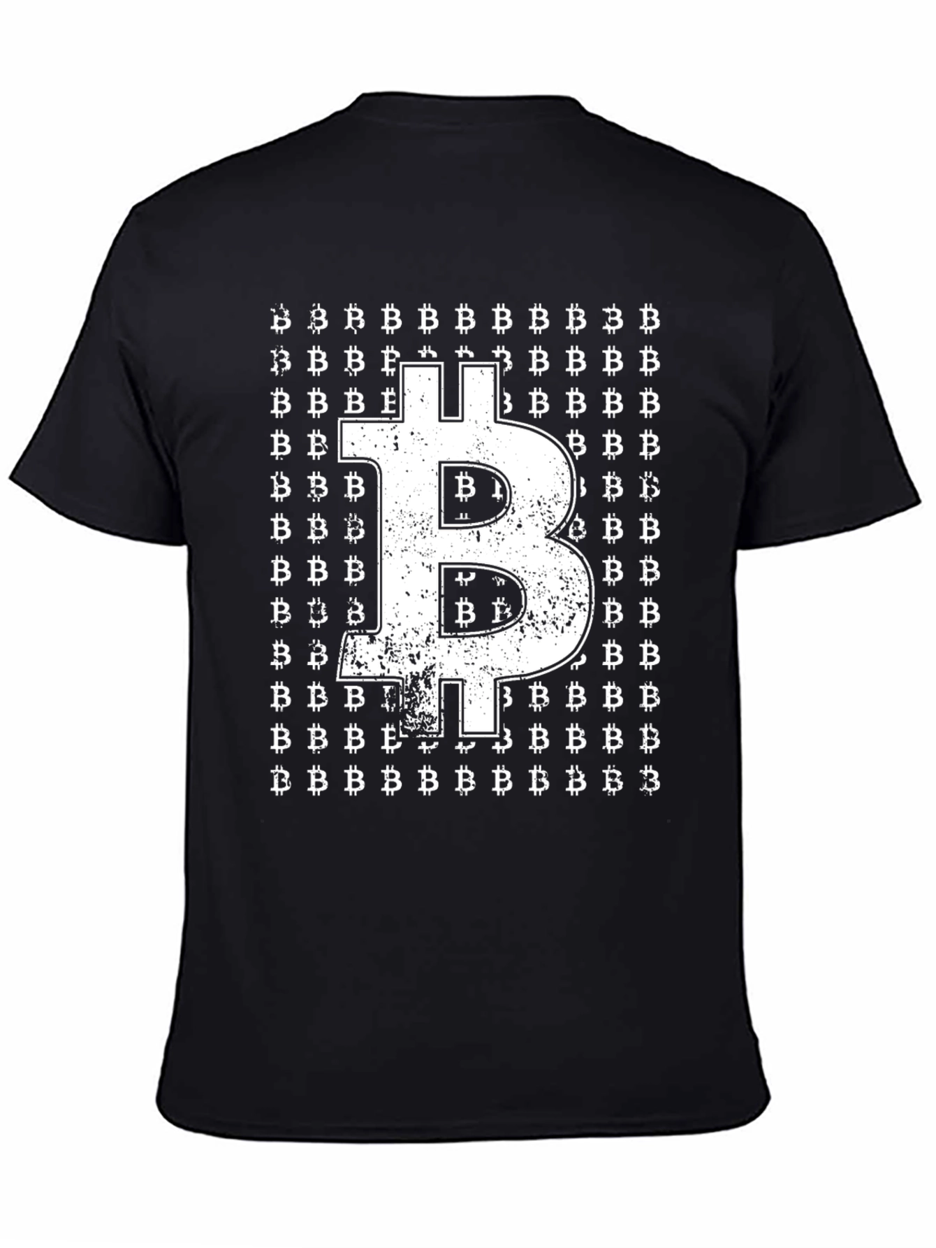 Bitcoin Crypto Graphic T-Shirt - Black
