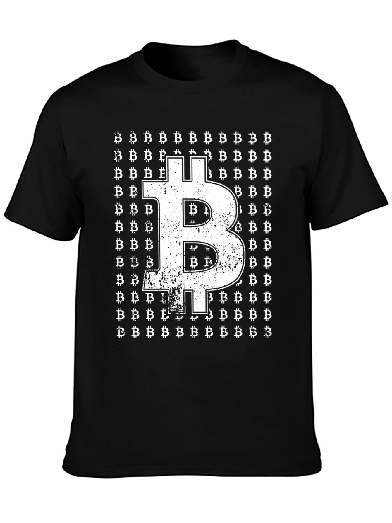 Bitcoin Crypto Graphic T-Shirt - Black