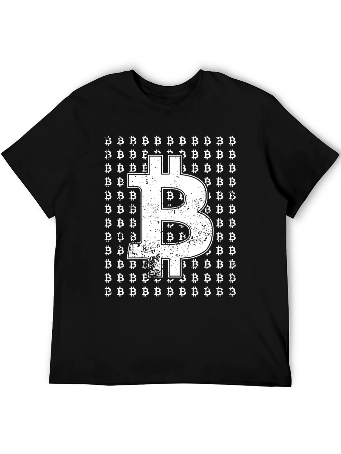 Bitcoin Crypto Graphic T-Shirt - Black